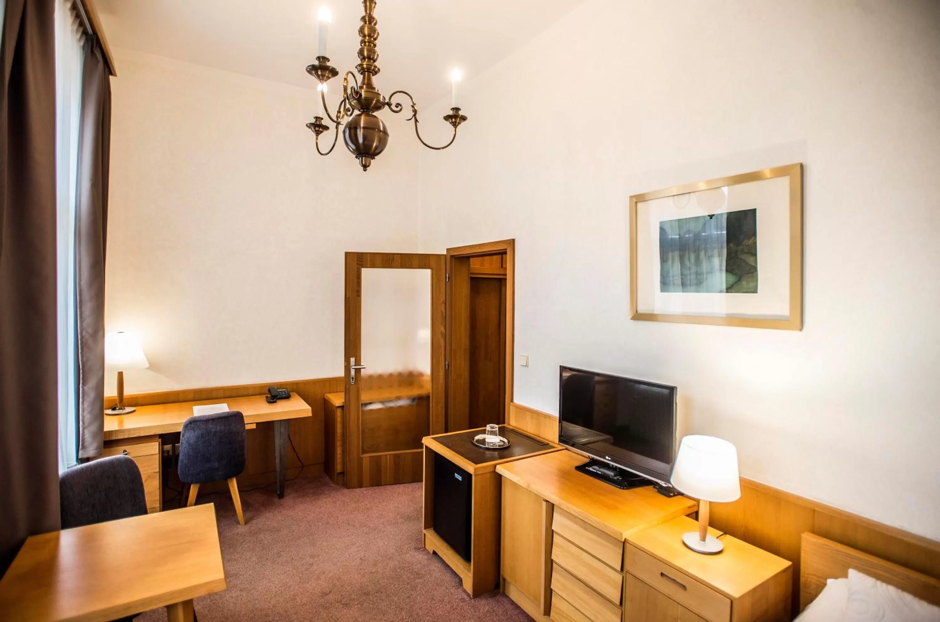 Seating area, TV/Entertainment Center in Opitzův dům