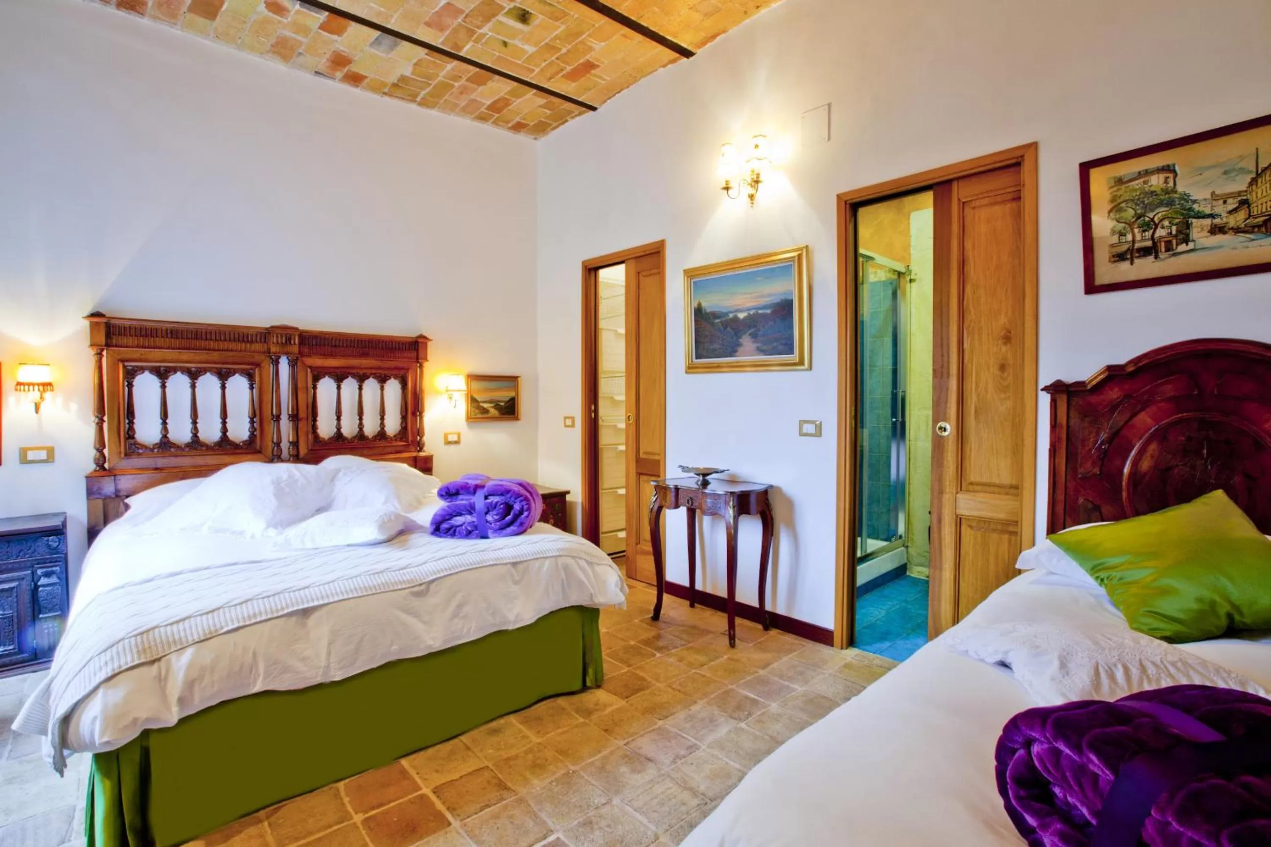 Bedroom, Bed in B&B Il Marchese Del Grillo