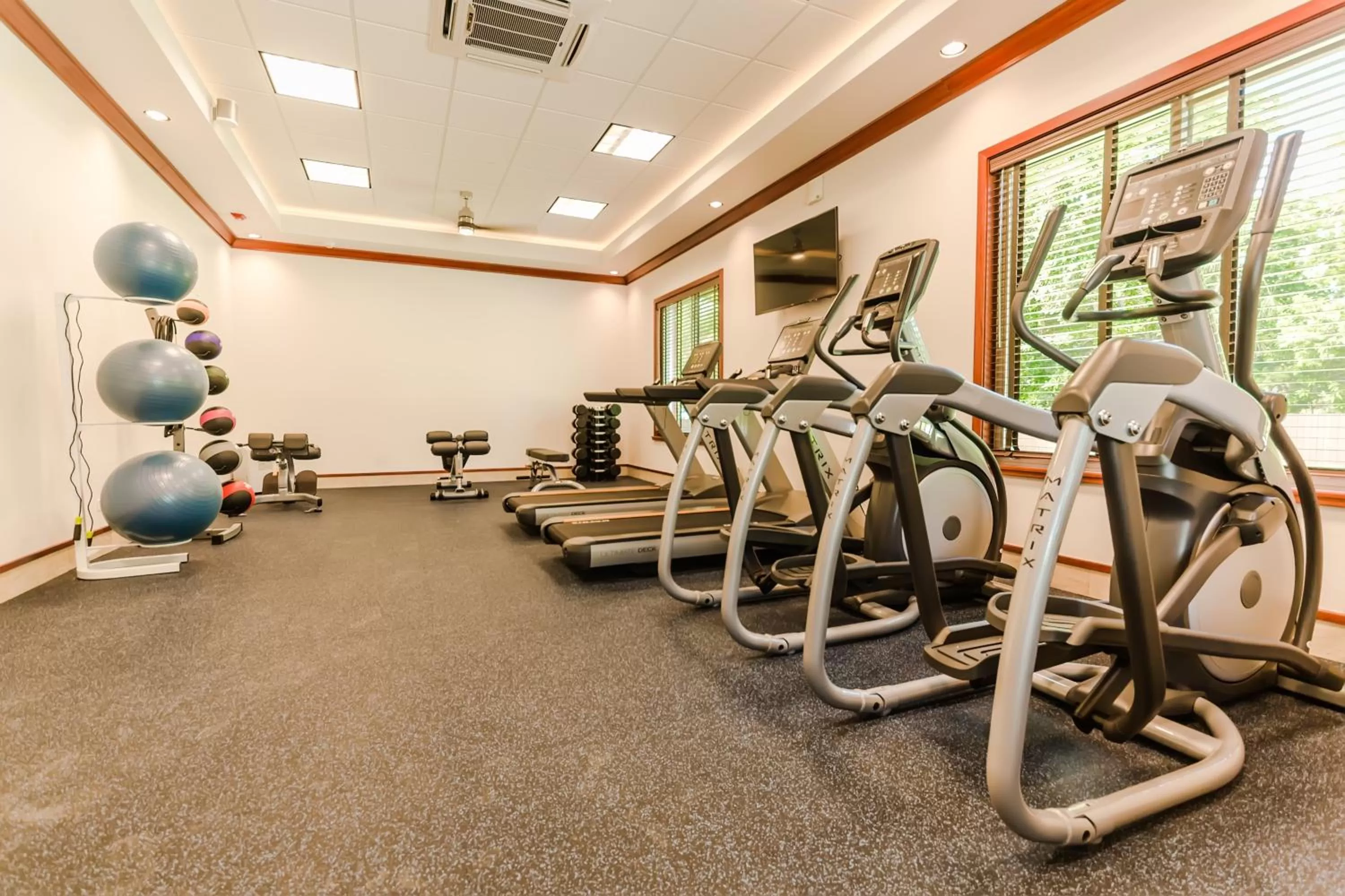 Fitness centre/facilities in Victoria House Resort & Spa
