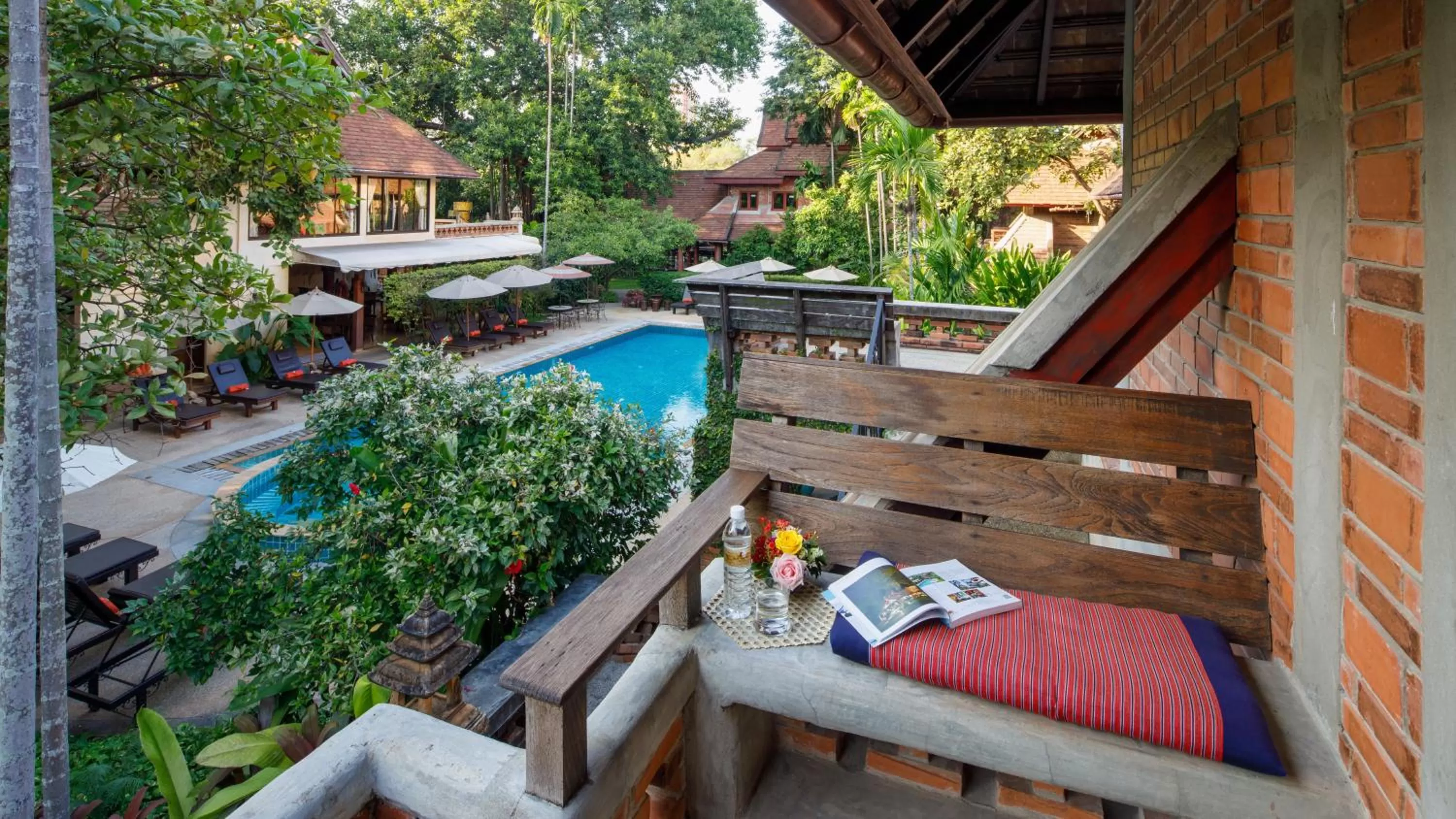 Balcony/Terrace in Yaang Come Village Hotel