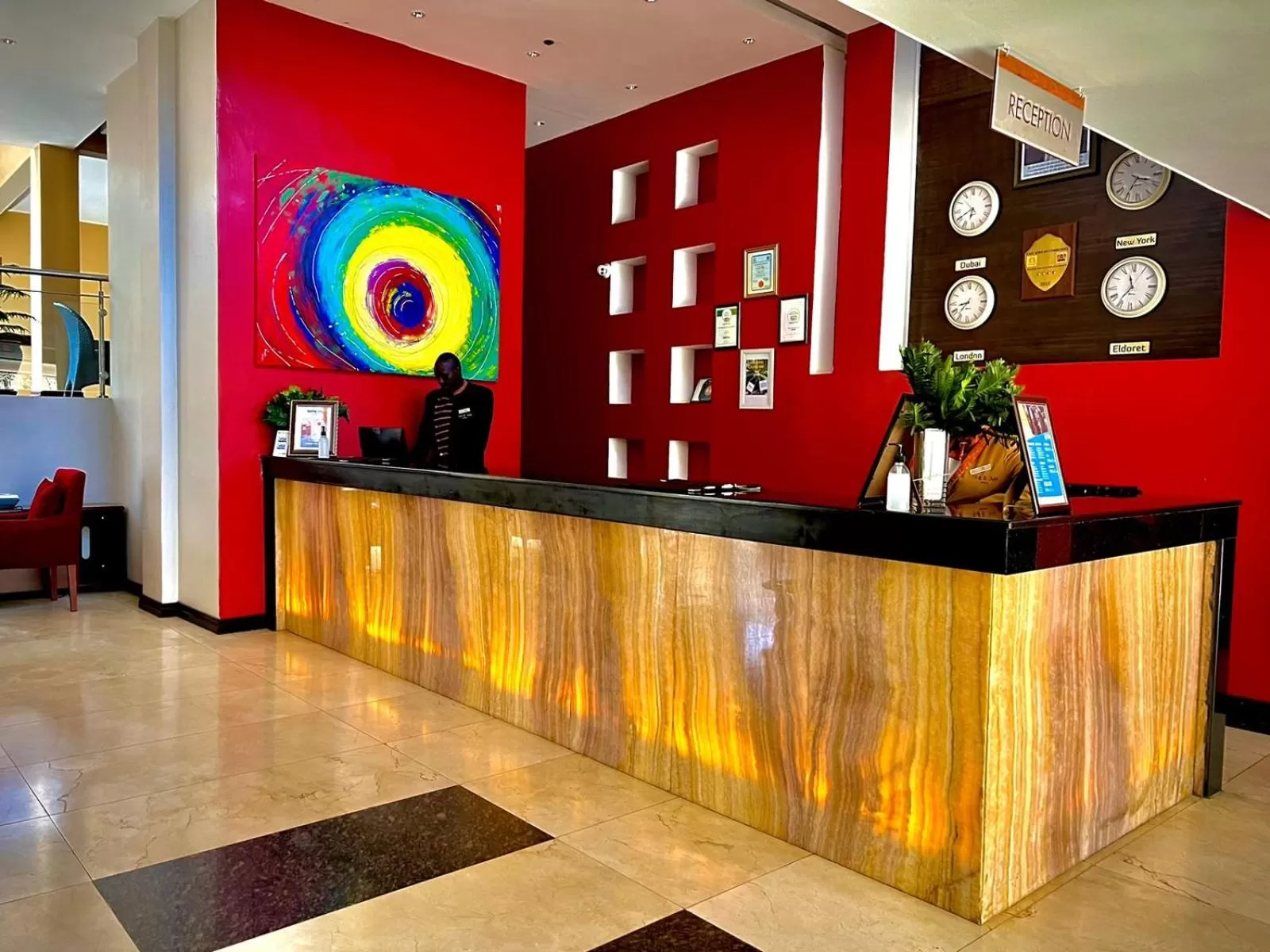 Lobby or reception in Boma Inn Eldoret