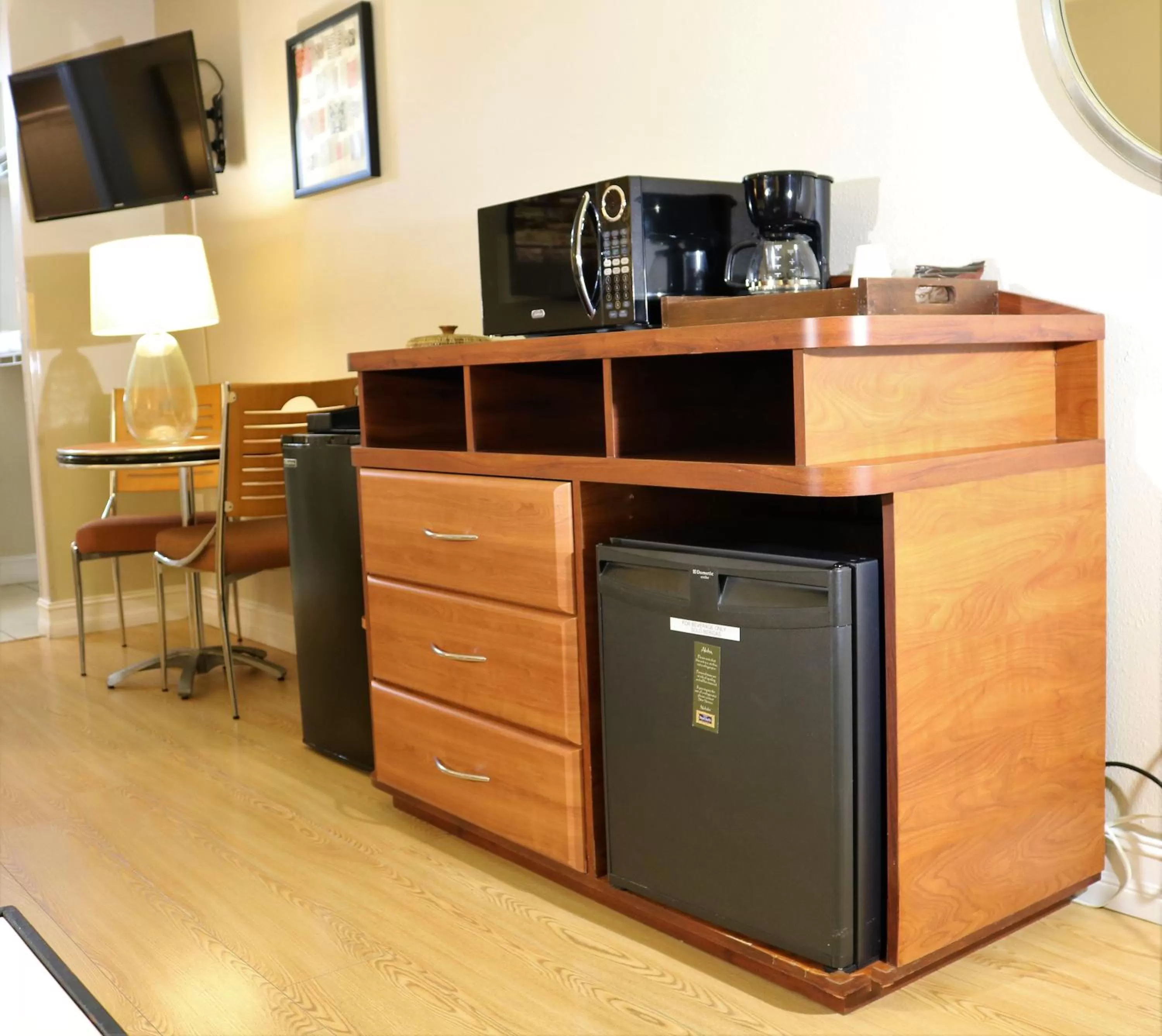 Decorative detail, TV/Entertainment Center in Monte Carlo Inn- Near Disney