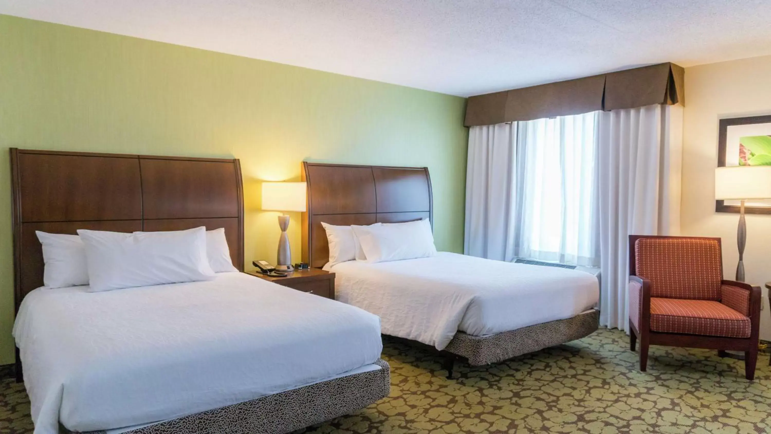 Queen Room with Two Queen Beds in Hilton Garden Inn Plymouth Queen Room with Two Queen Beds in Hilton Garden Inn Plymouth