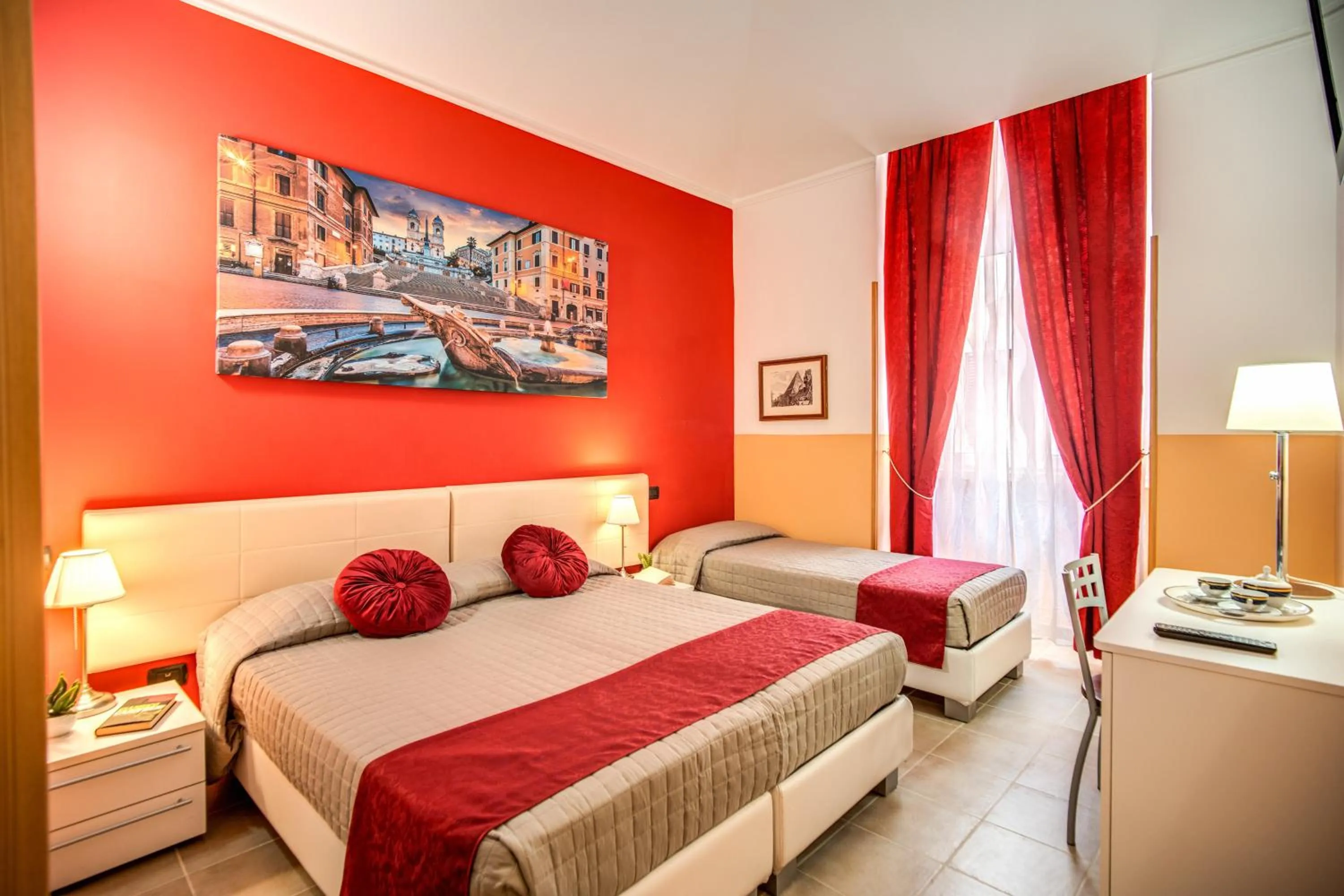 Bedroom, Bed in Magnifico Rome
