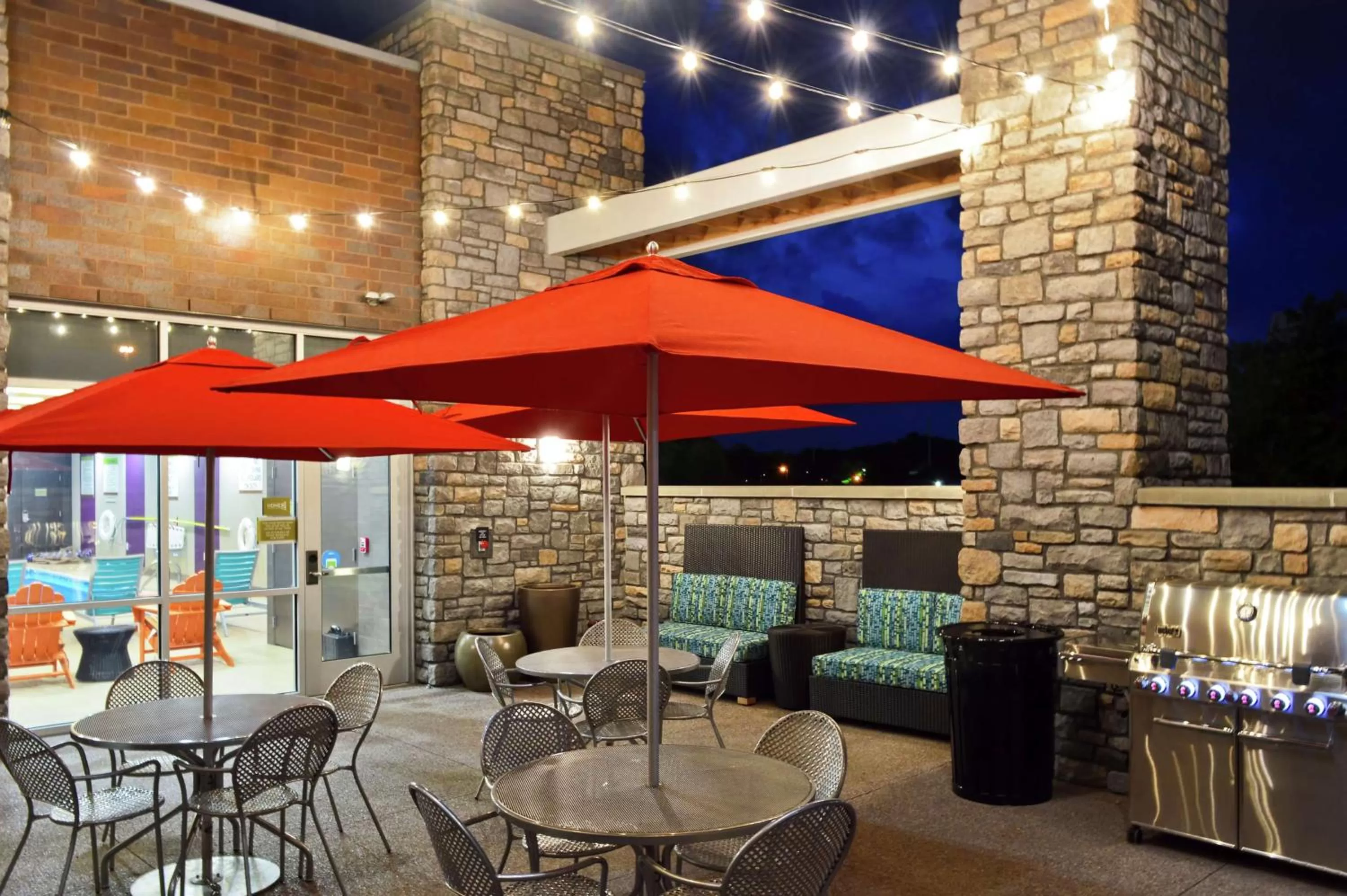 Patio in Home2 Suites by Hilton Stow Akron