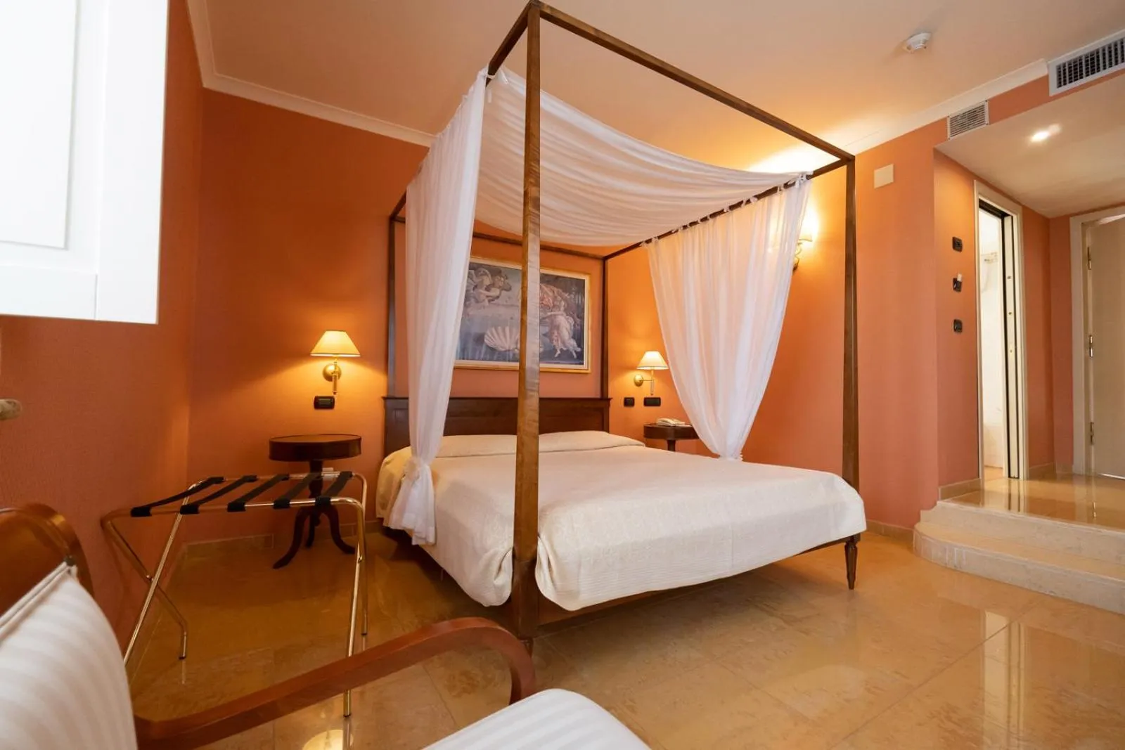 Bedroom, Bed in Hotel Ristorante Vecchia Vibo