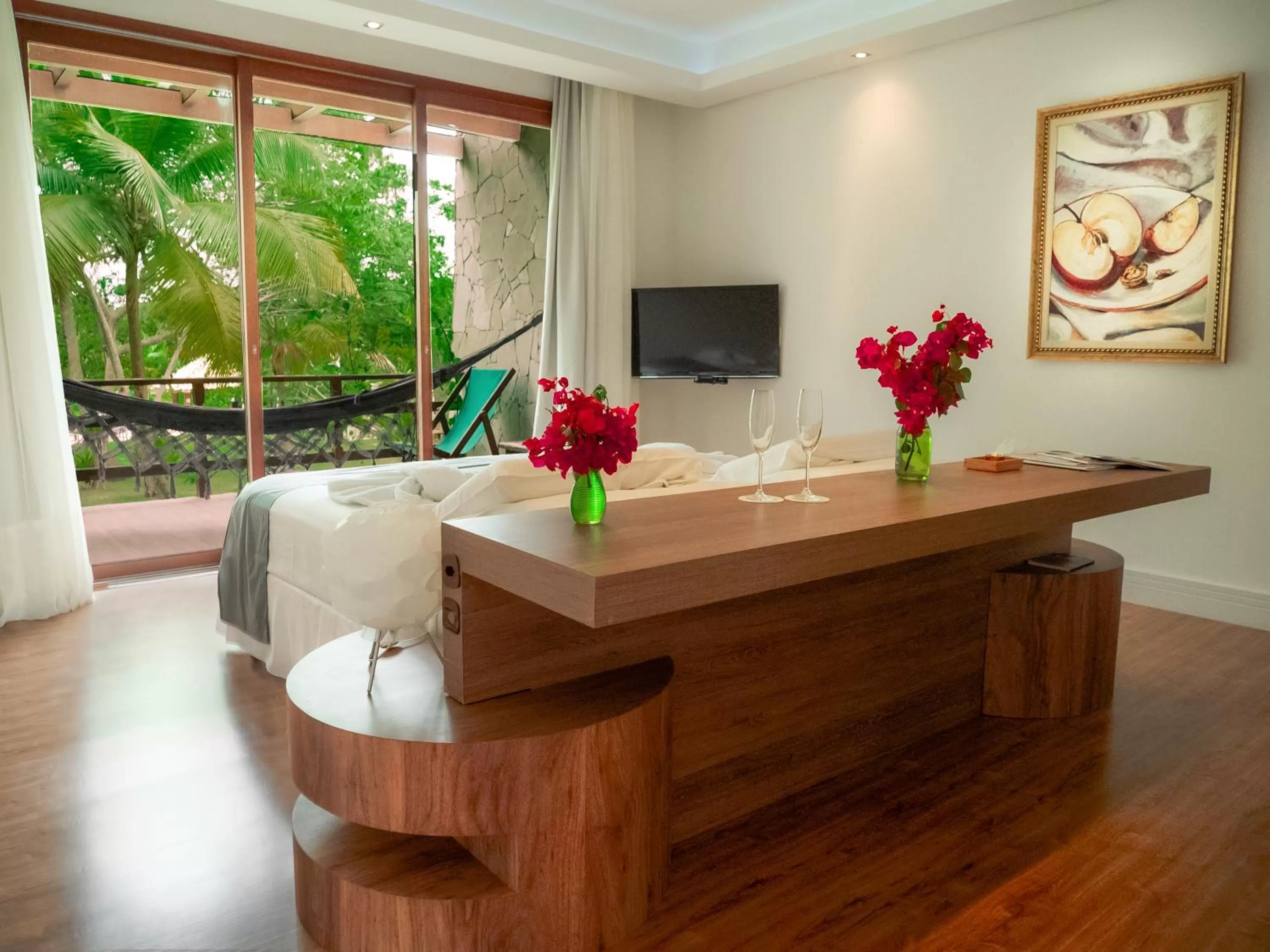 Bed, Bathroom in Pousada Sitio da Bia