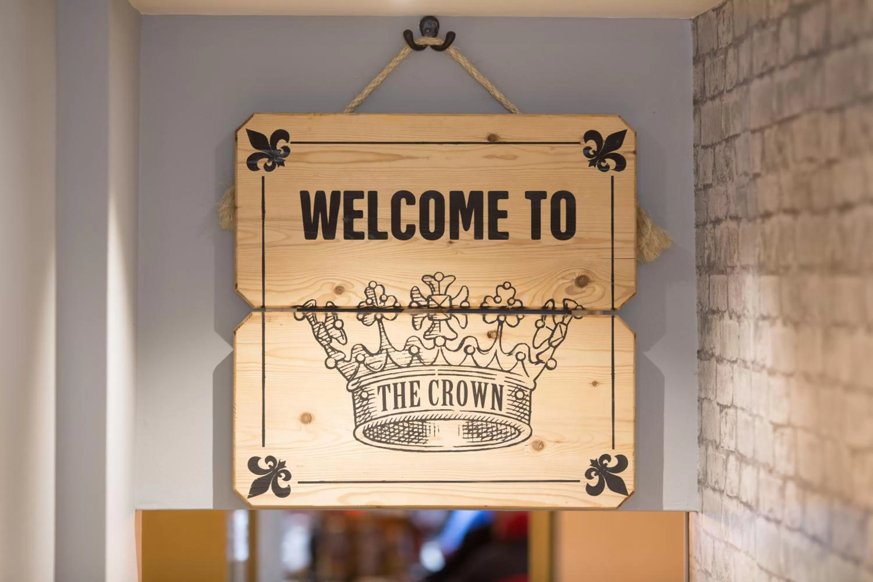 Decorative detail in Crown Hotel