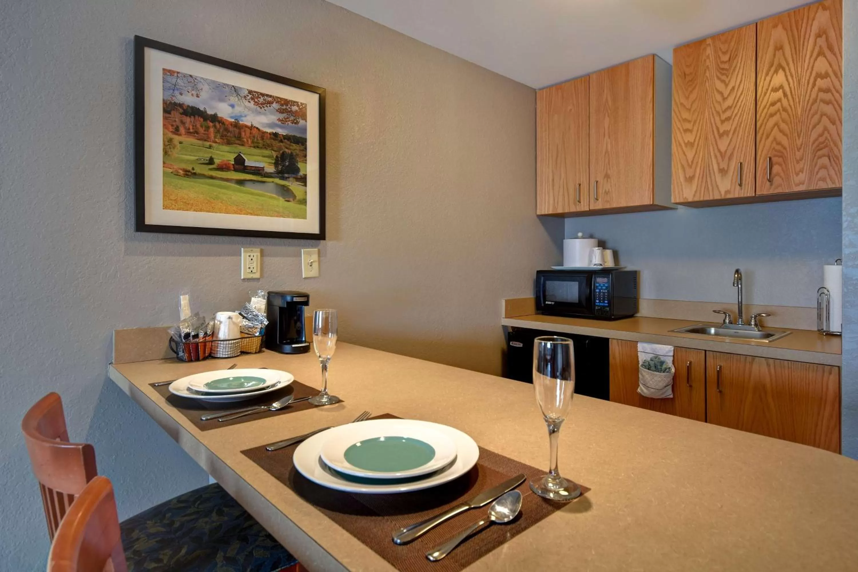 Kitchen or kitchenette in Hampton Inn Rutland/Killington