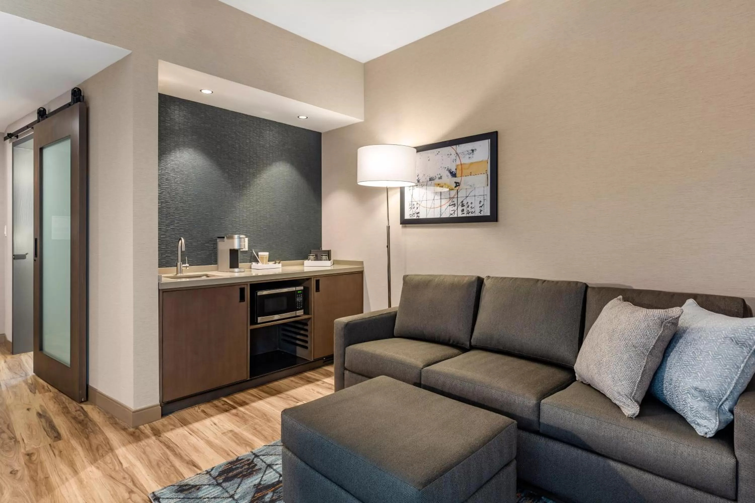 Accessible King Suite with Roll-In Shower - Non Smoking in Cambria Hotel New Haven University Area