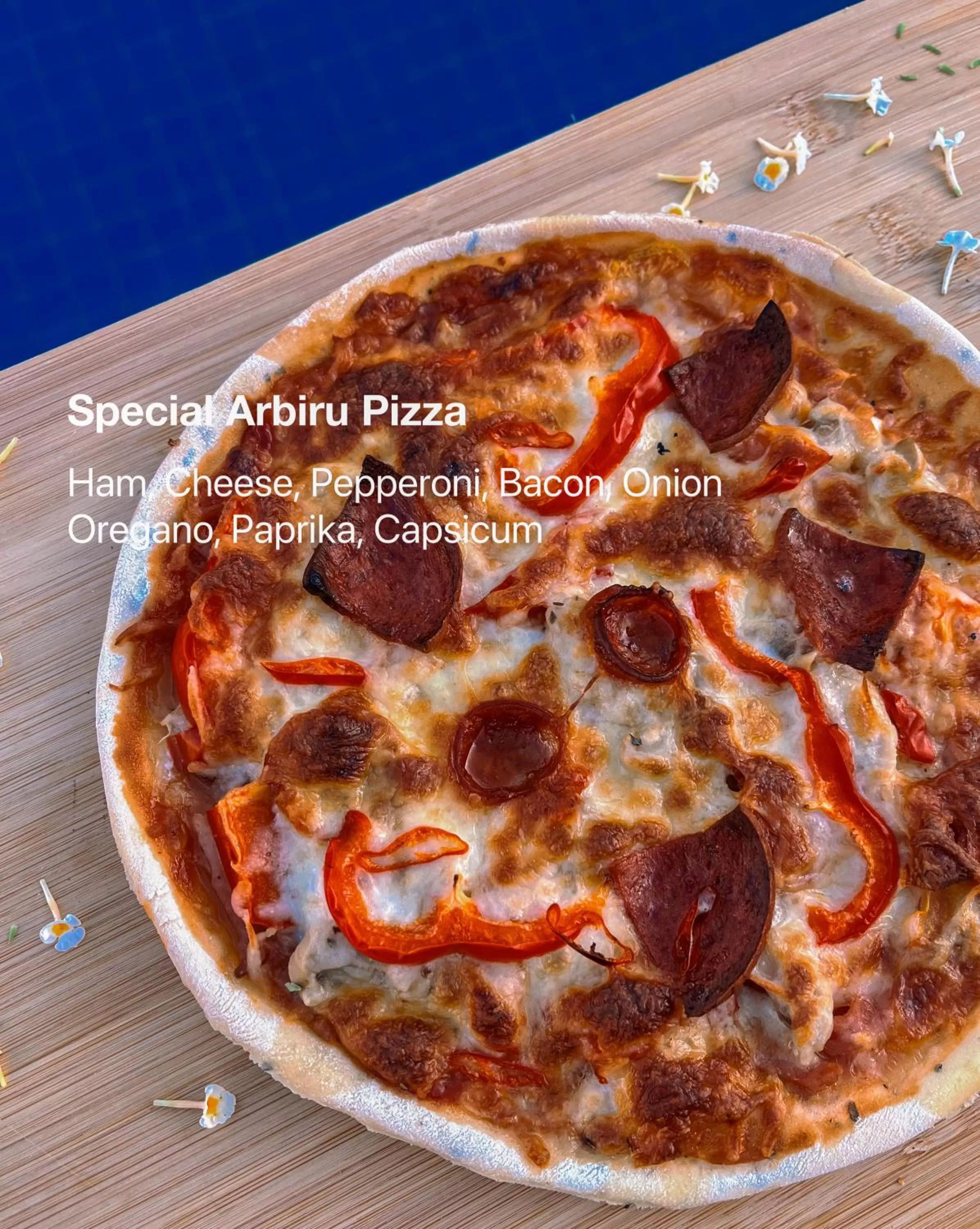 Food and drinks in Arbiru Beach Resort