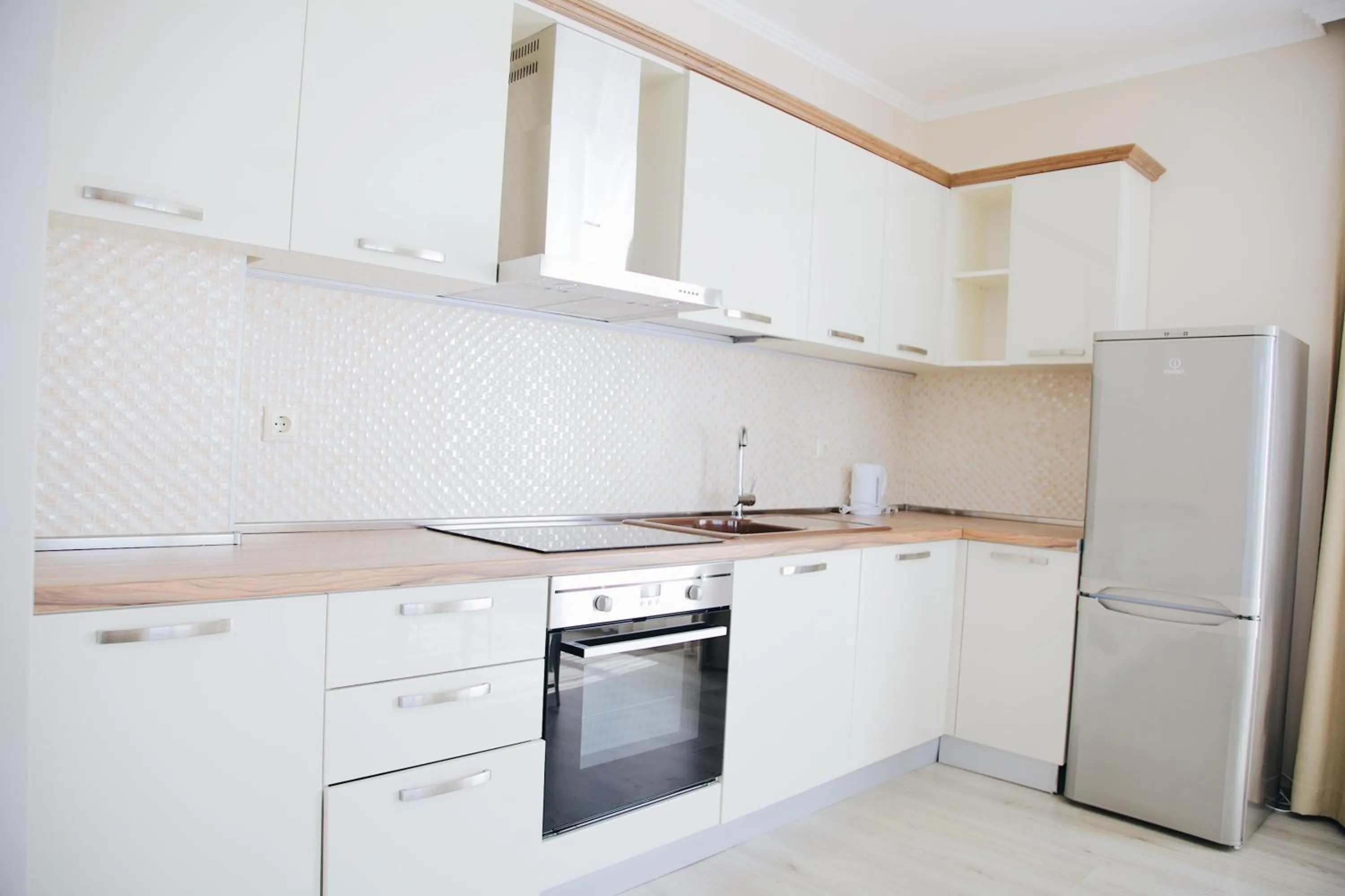 Kitchen or kitchenette in White Rock Castle Suite Hotel & SPA