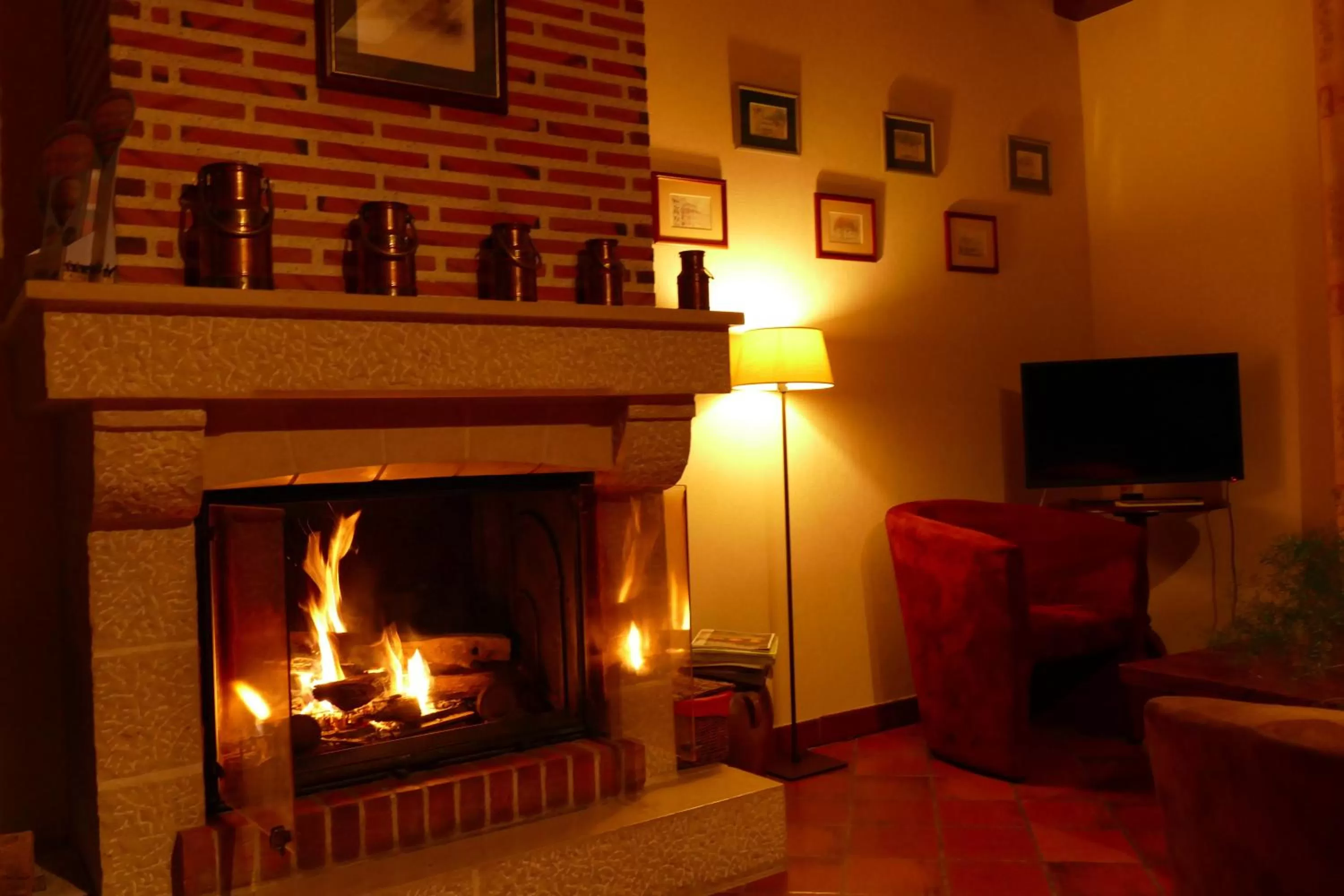 Living room in Le Clos des Perraudières