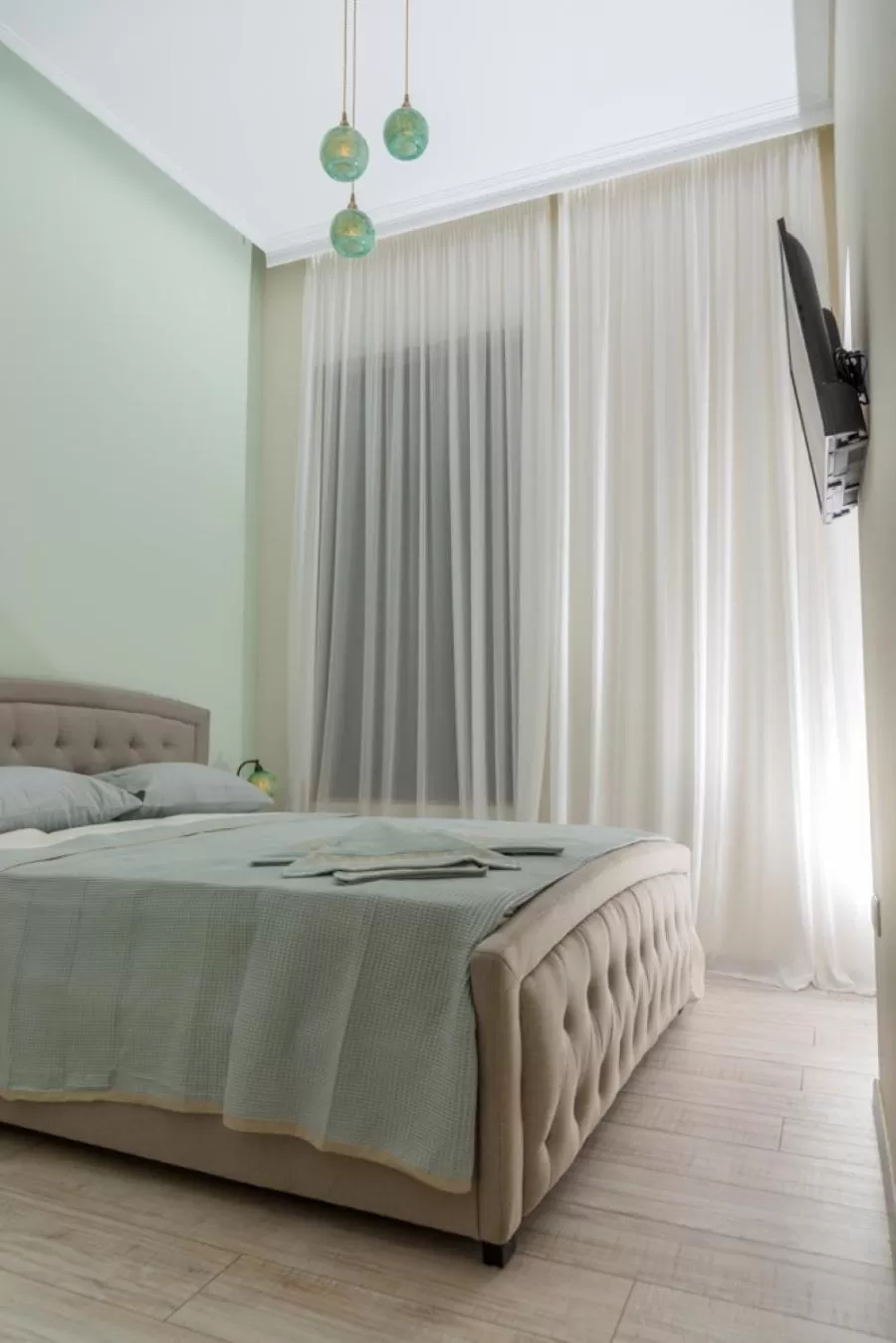 Bedroom, Bed in Theasis Athens