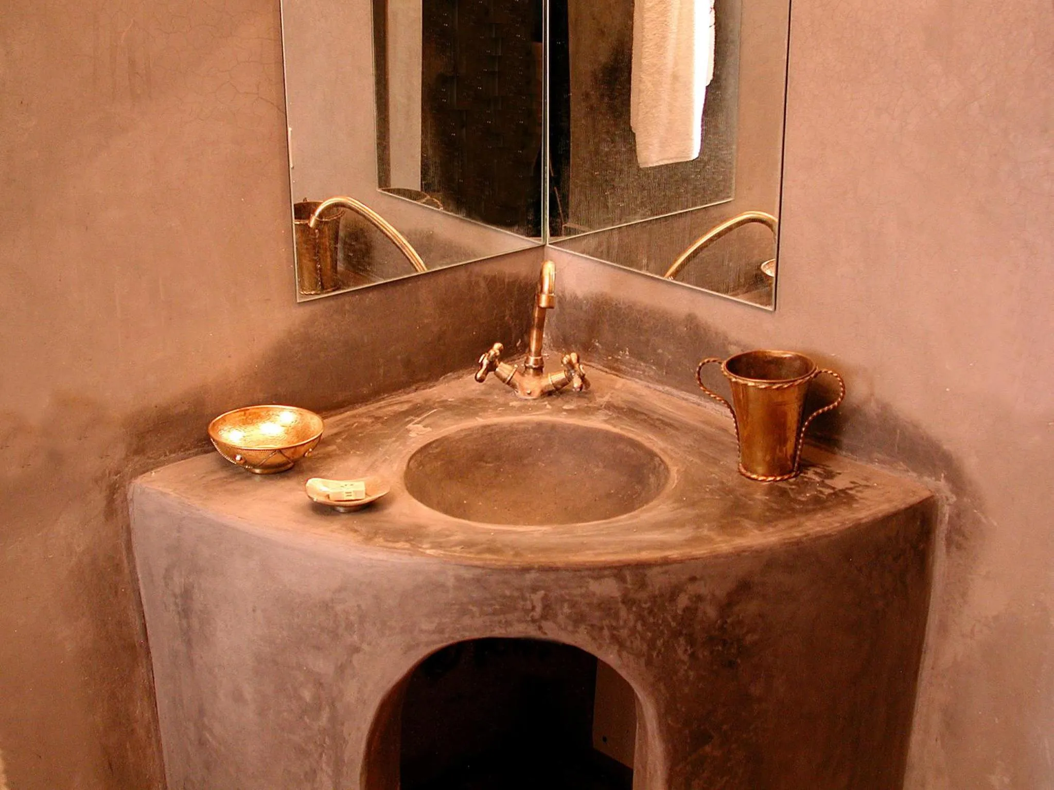 Bathroom in Riad Aladdin - FERME
