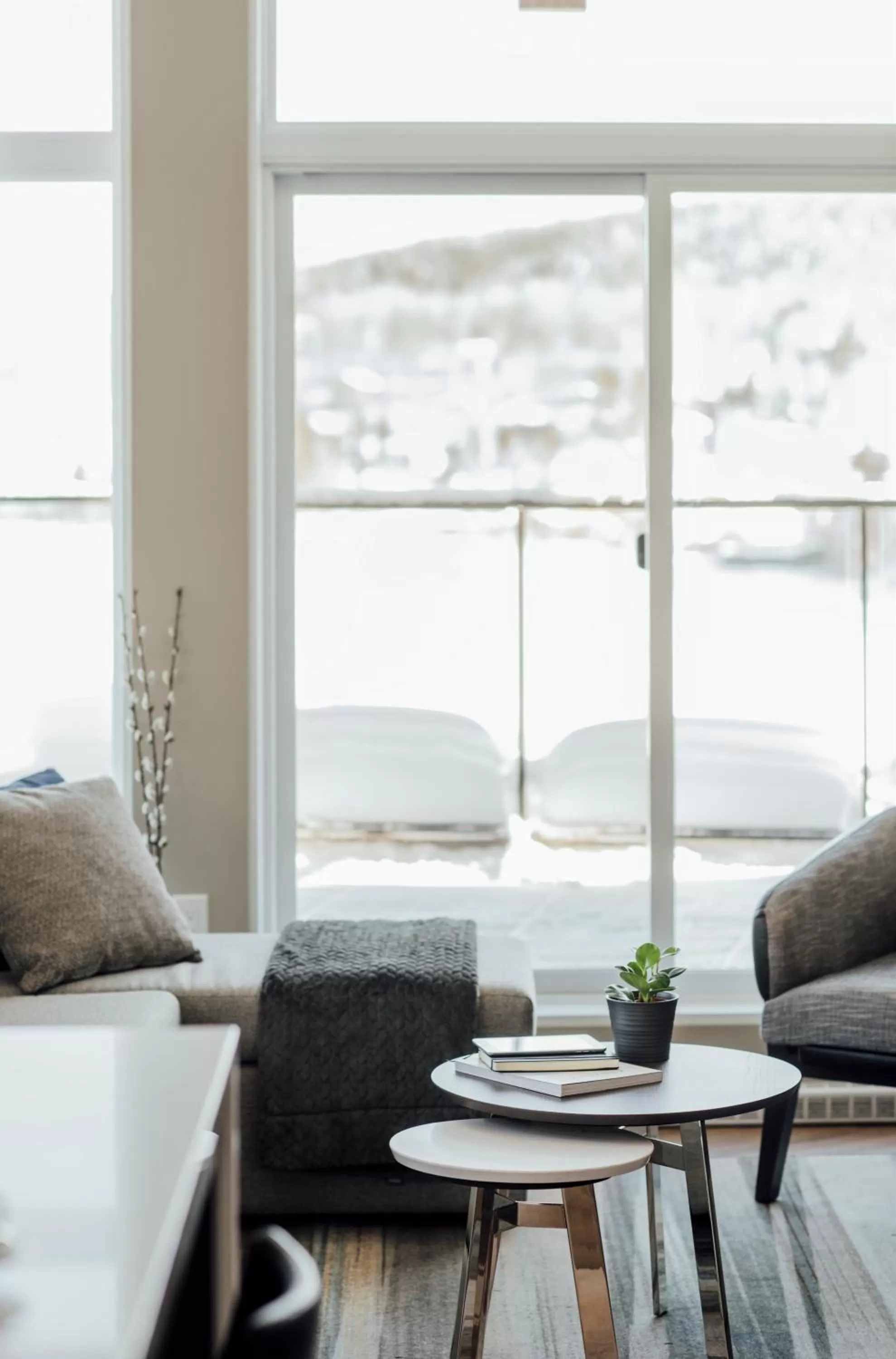 Living room in Entourage sur-le-Lac