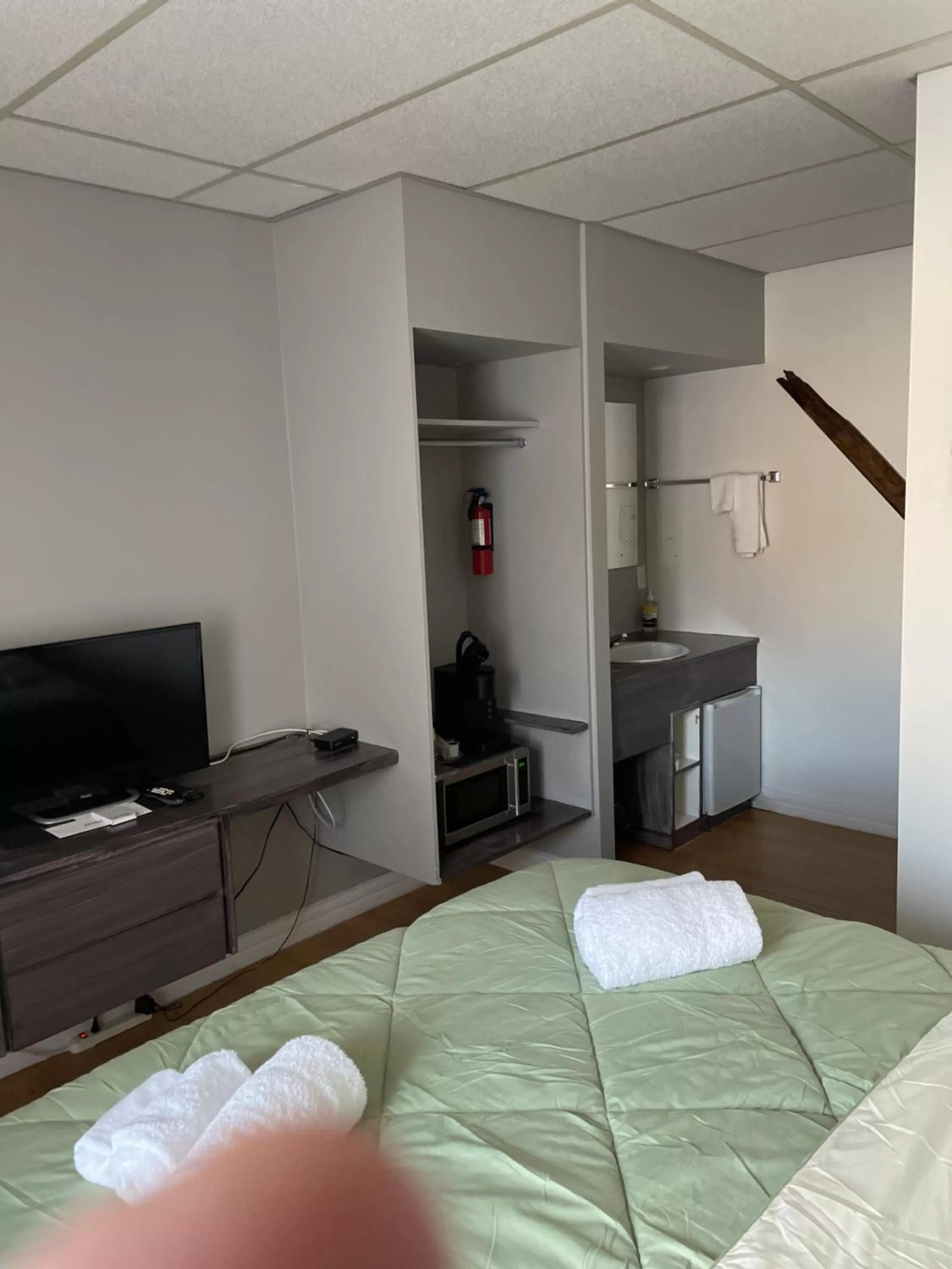 Bedroom in Motel du rosier