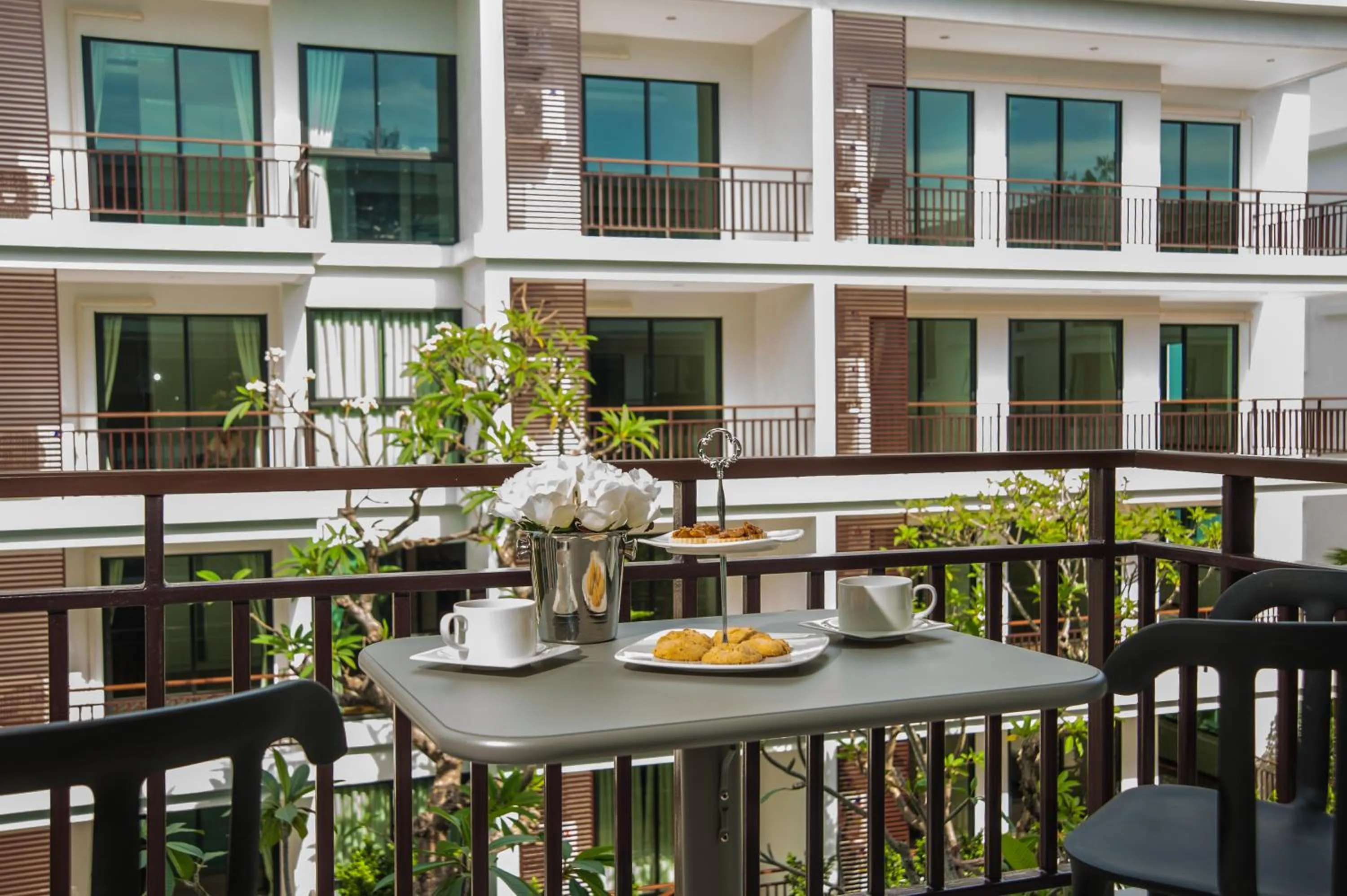 Balcony/Terrace in The Title KR Beach Condotel Rawai Beach