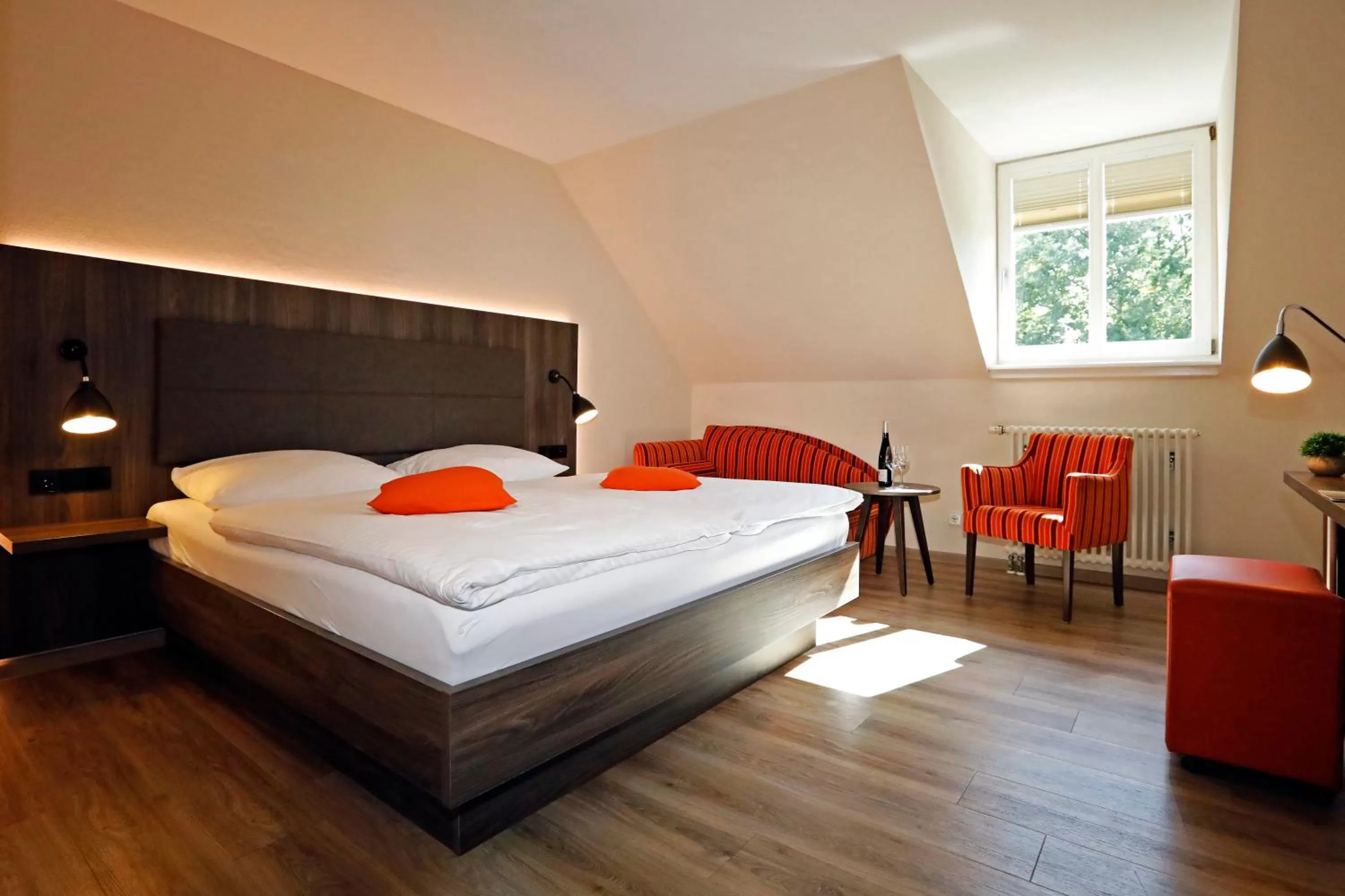 Bedroom, Bed in Landhotel Altes Wasserwerk GbR