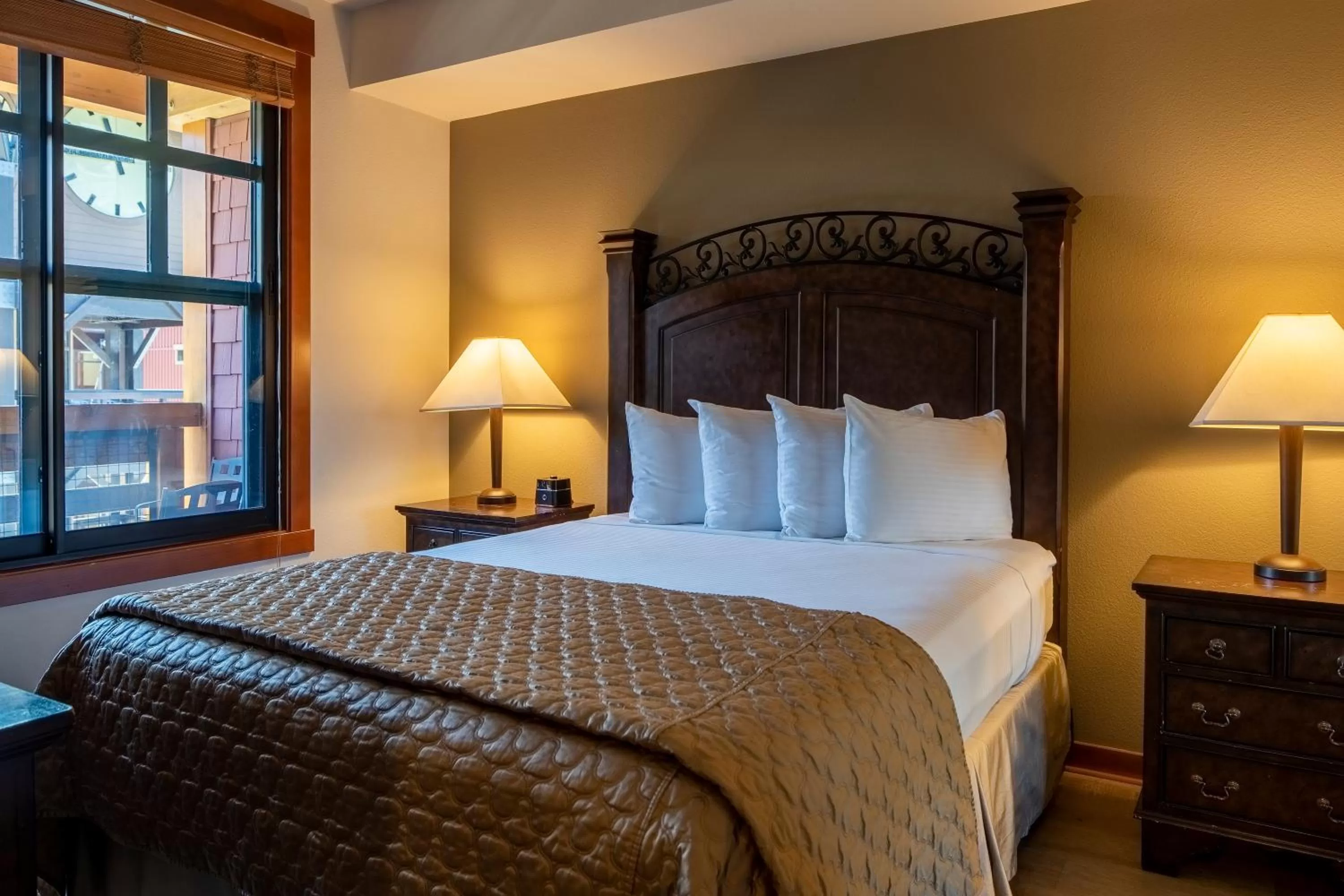 Bed in The Village Lodge