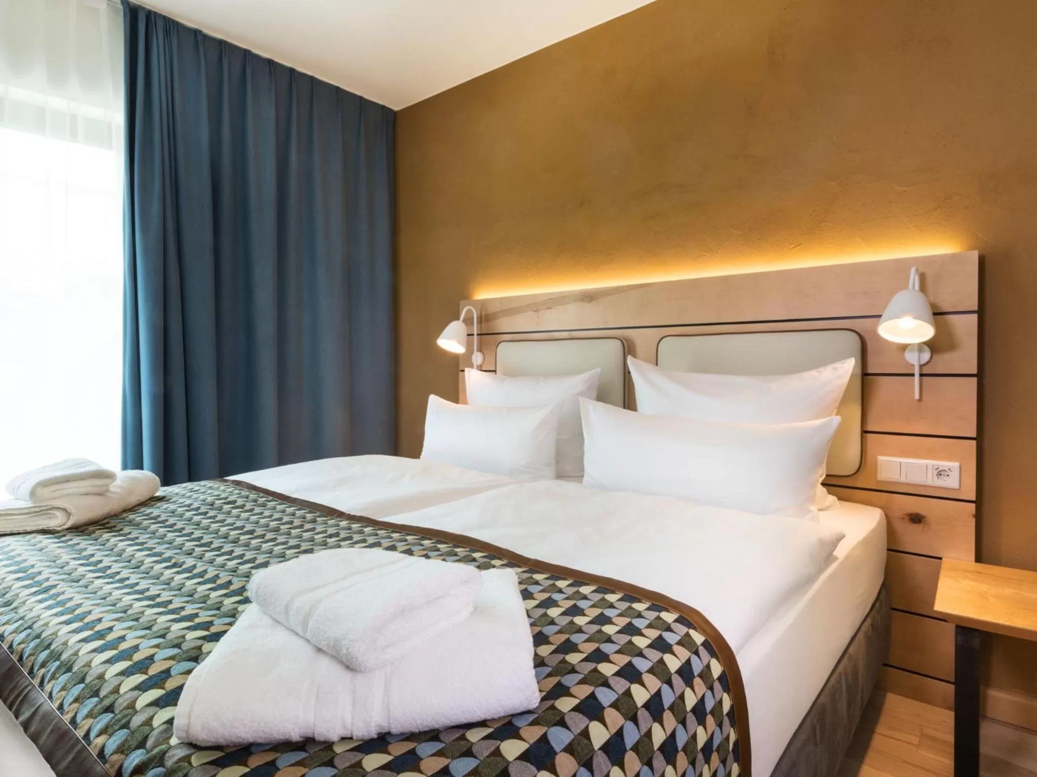 Bed in Walhalla Hotel Regensburg Hoeferer 4 Sterne Superior