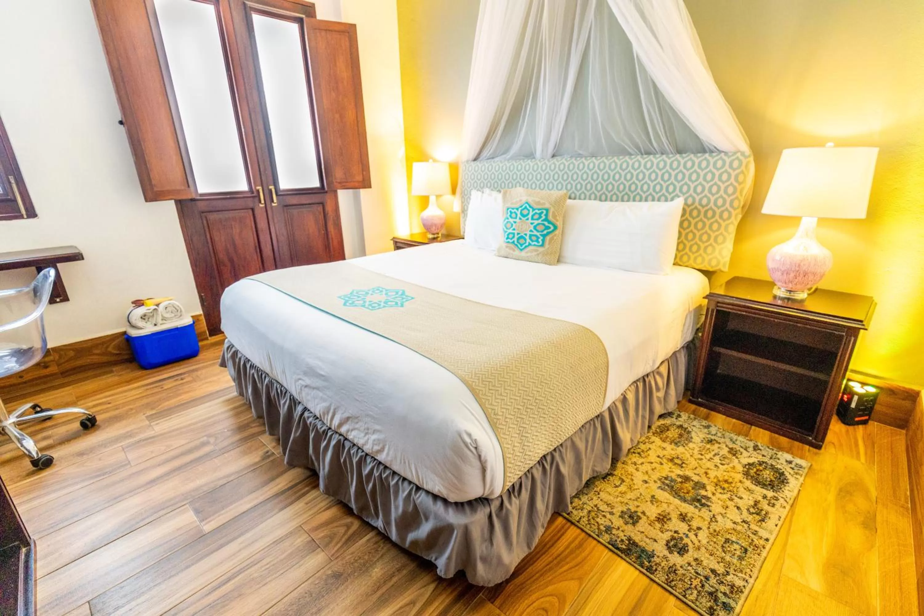 Bed in CasaBlanca Hotel