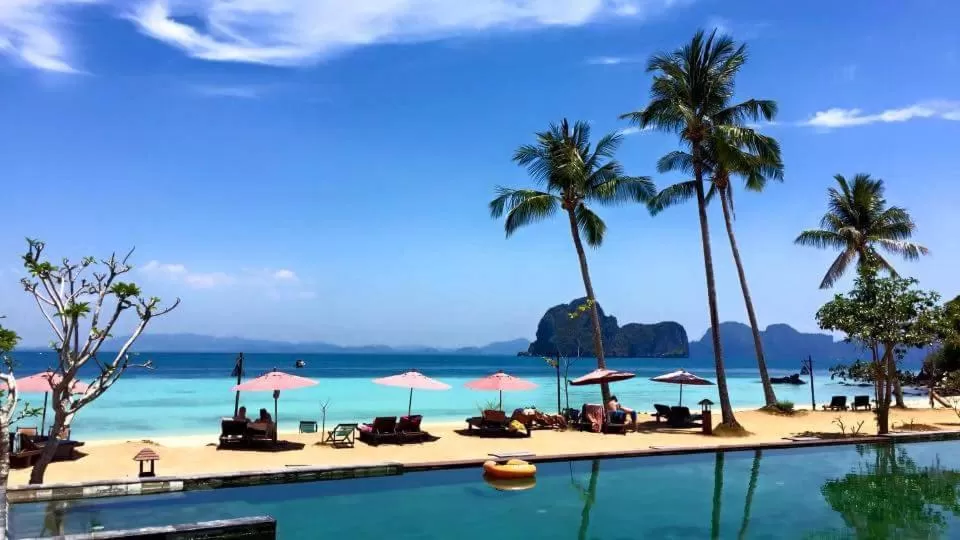 Swimming pool in Thanya Beach Resort - SHA Plus