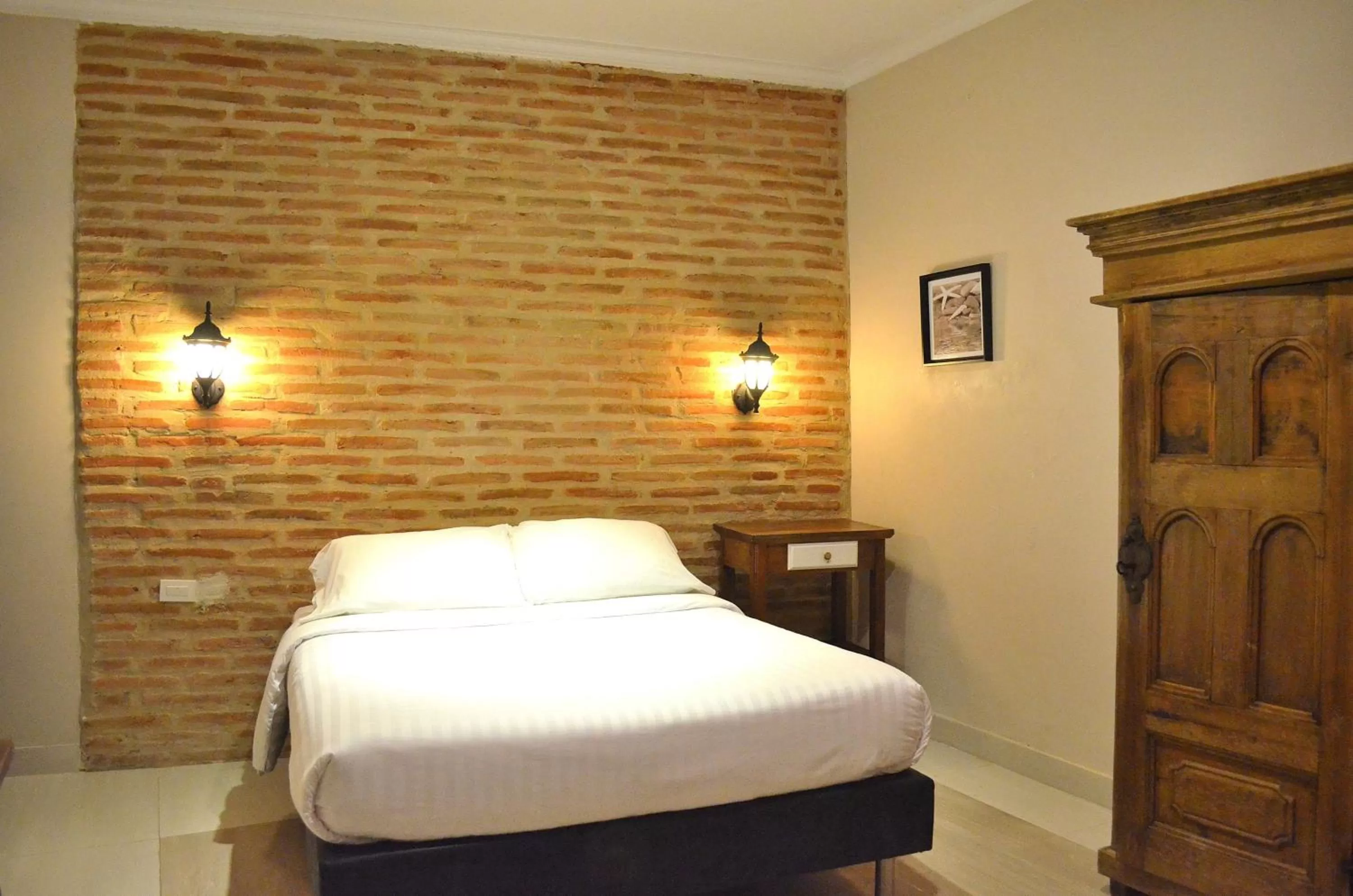 Bed in Hotel Galeria la Trinidad