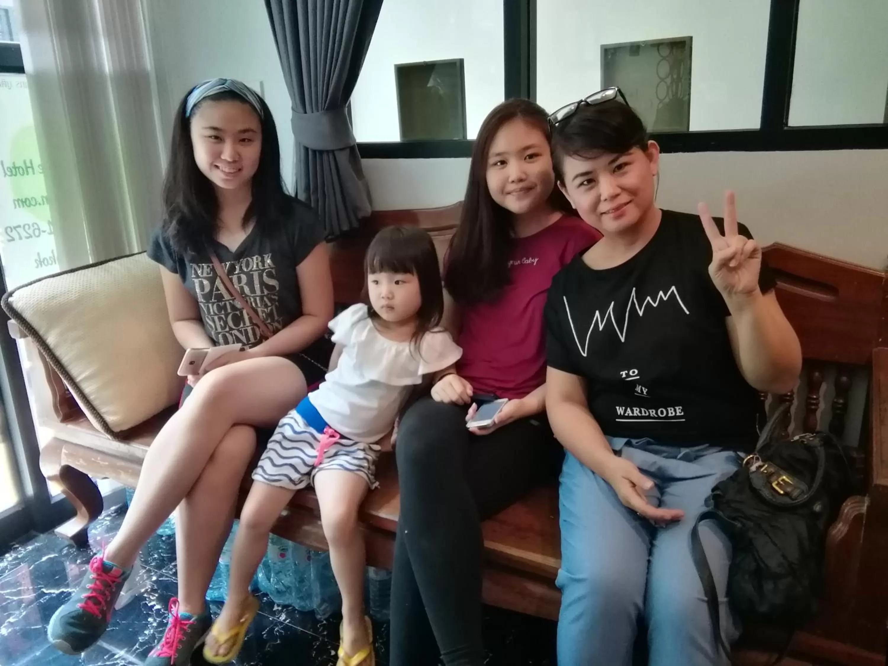 Family in The Cube Sathorn Boutique Hotel
