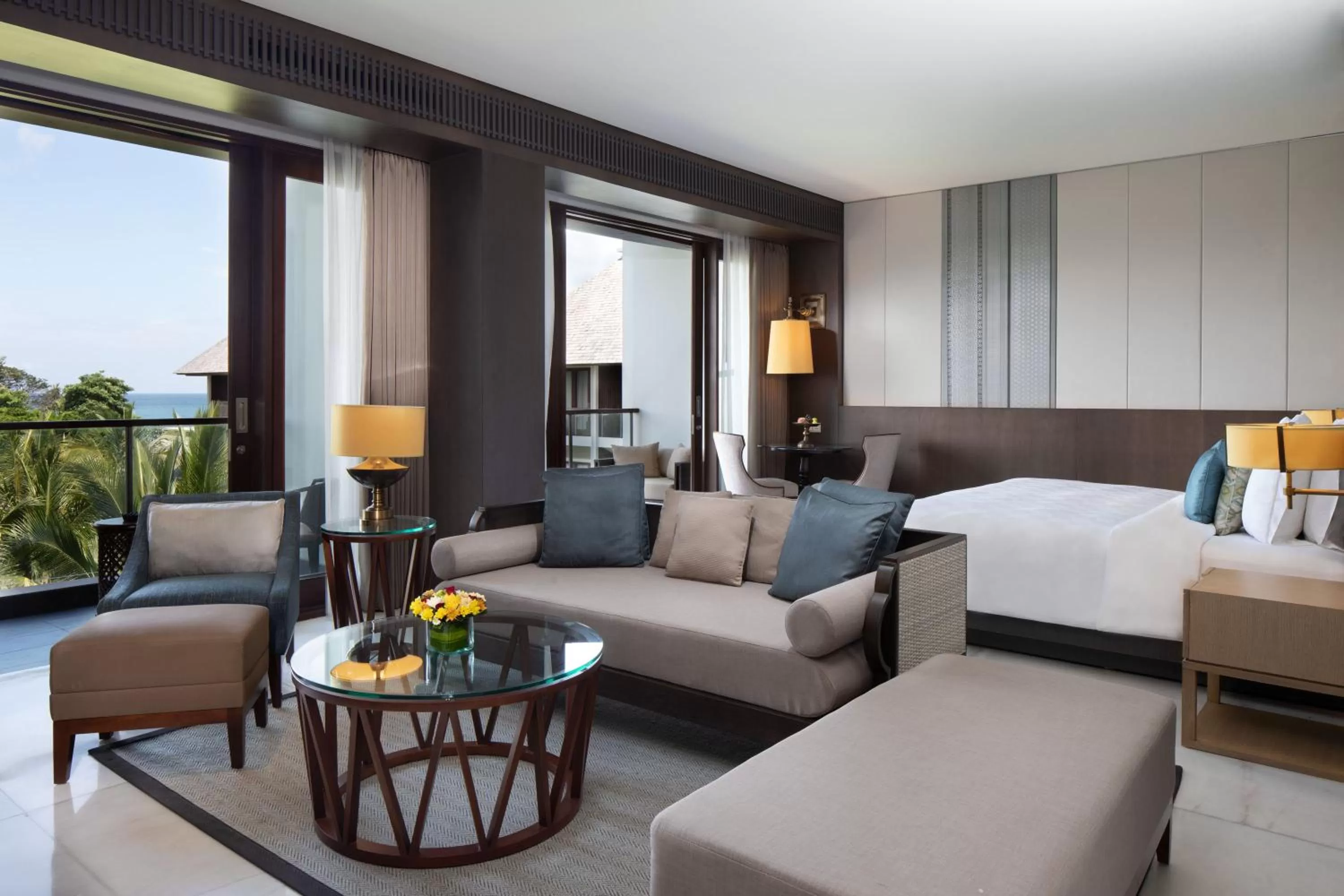 Living room, Bed in The Anvaya Beach Resort Bali