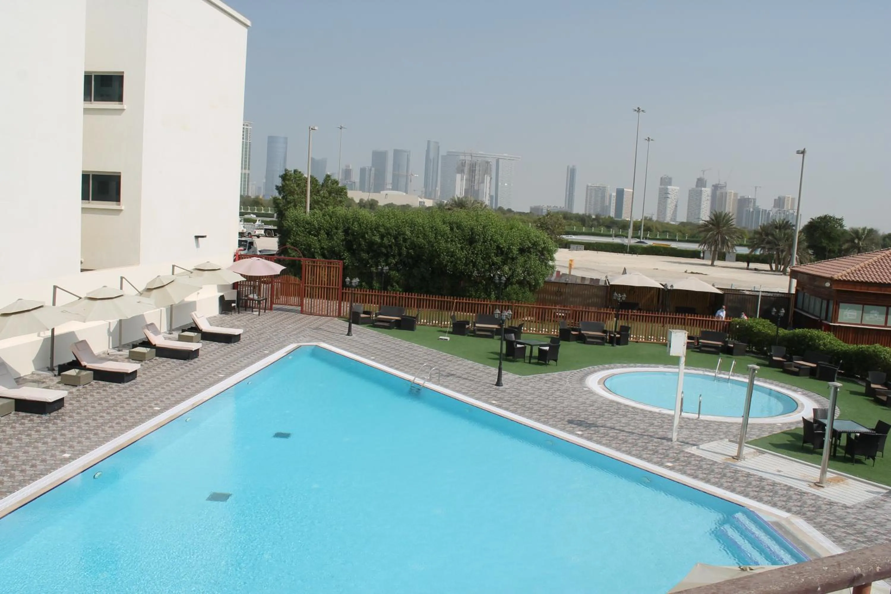Property building in Villaggio Hotel Abu Dhabi