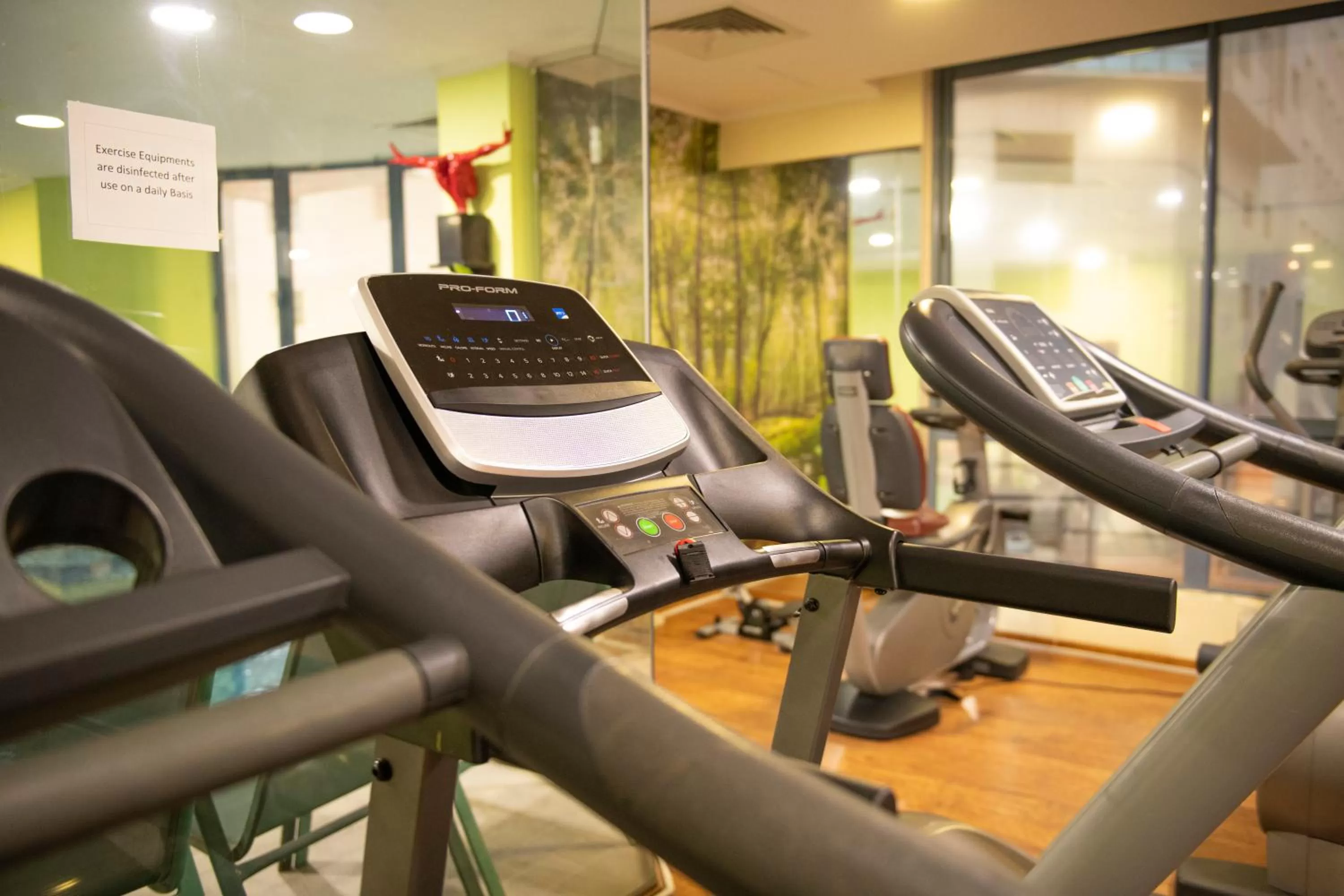 Fitness centre/facilities in Grand Safir Hotel