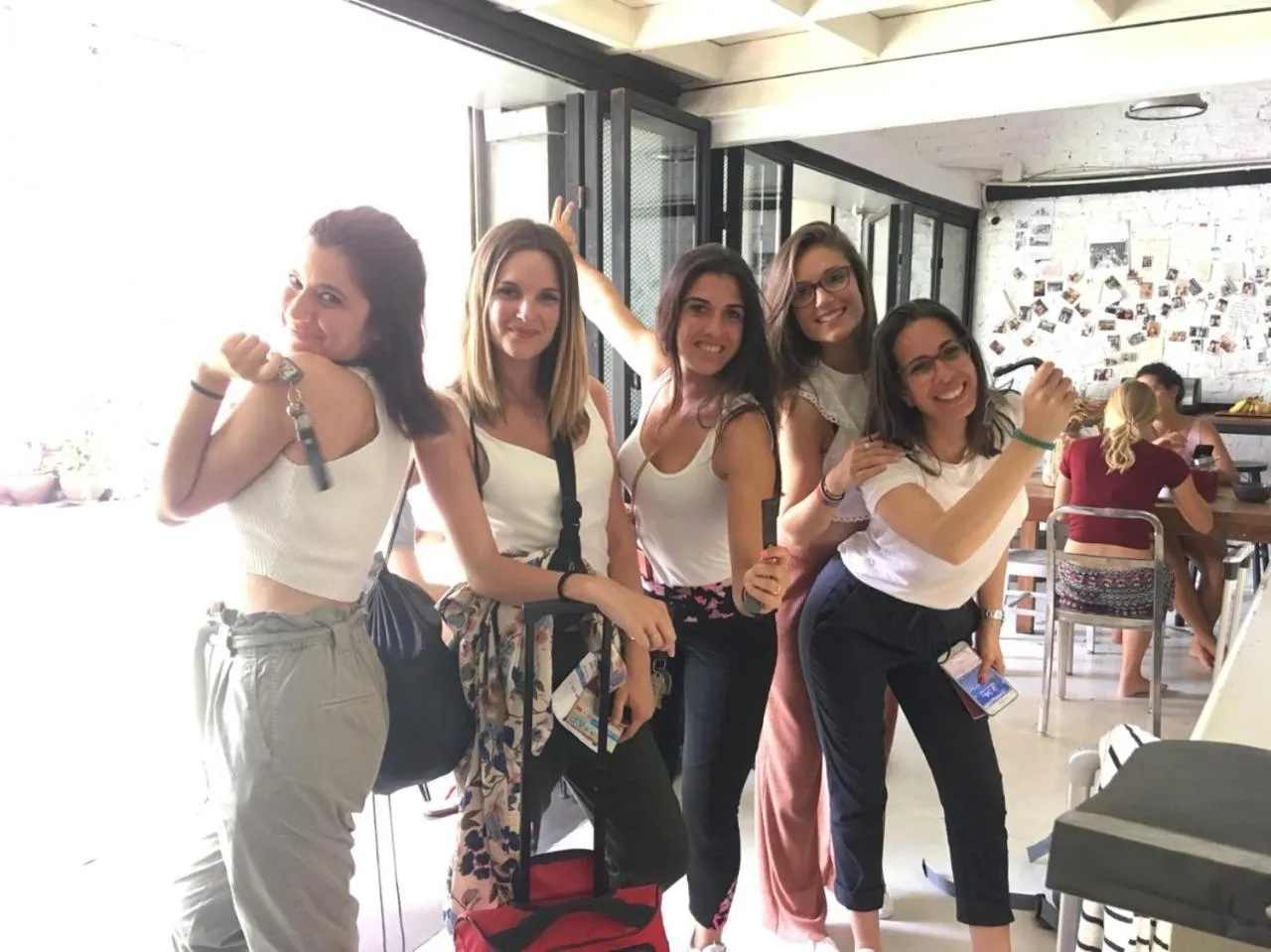 People in Bangkok Nomad Hostel