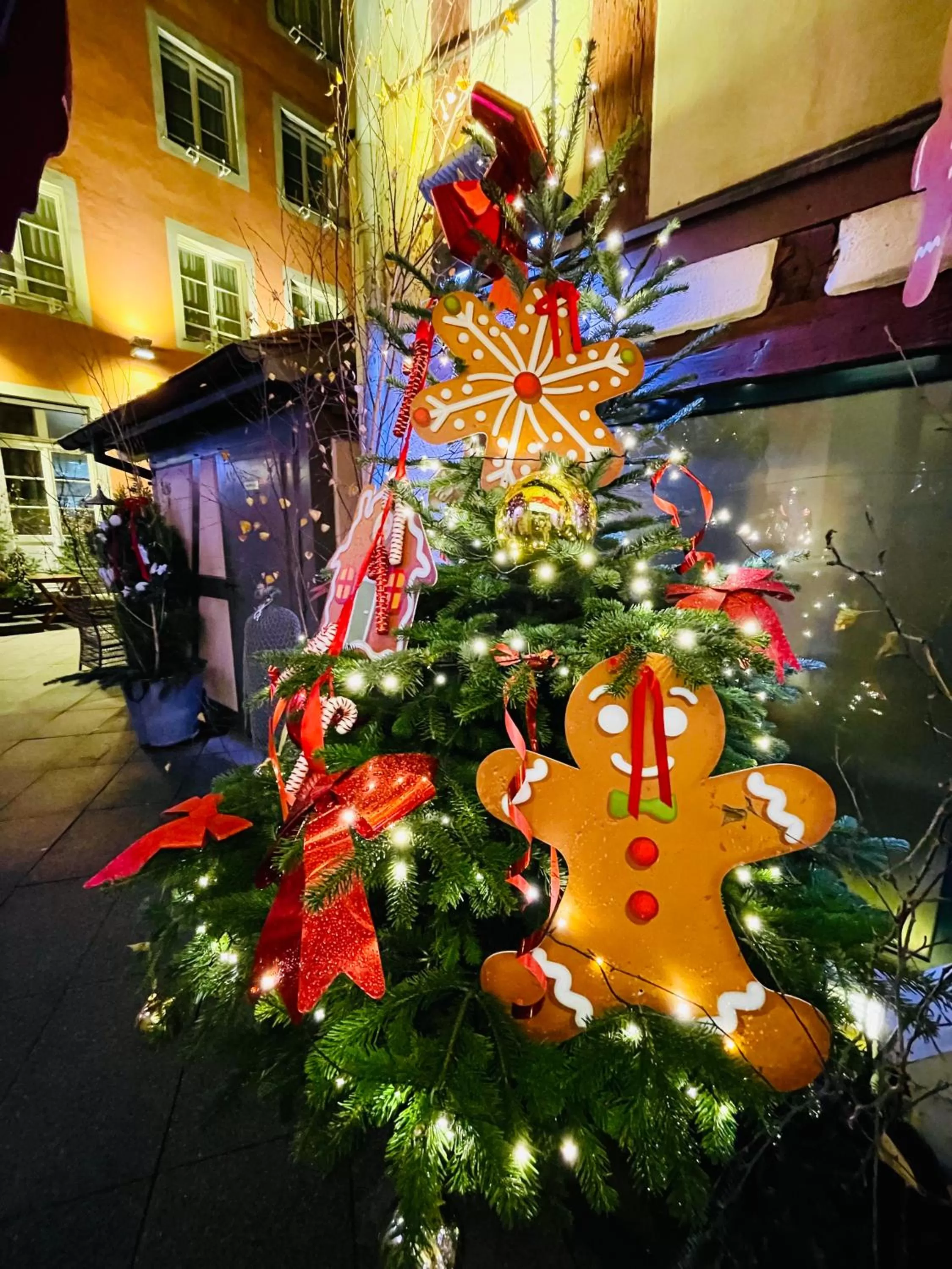 Patio in Hotel Beaucour