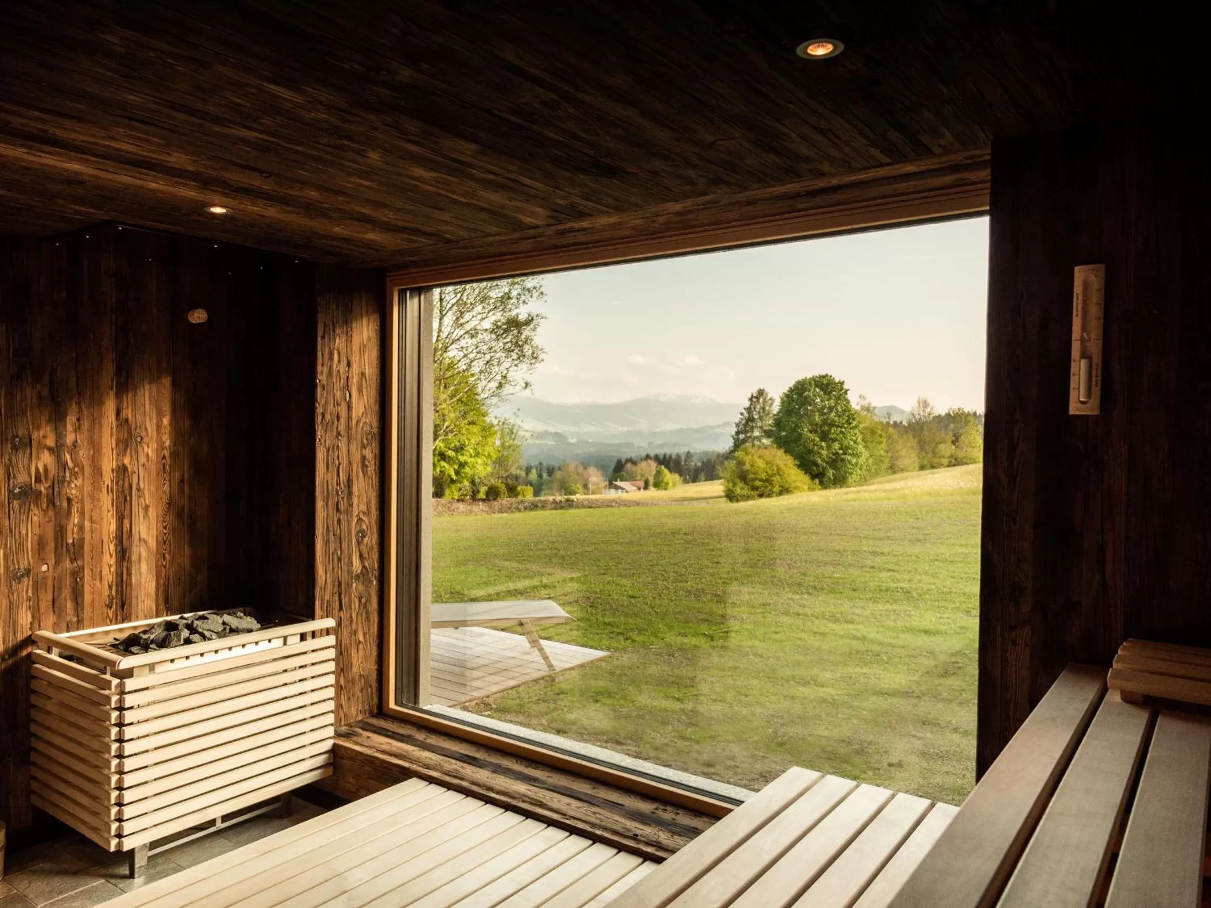 Sauna in Alpenloge Hotel