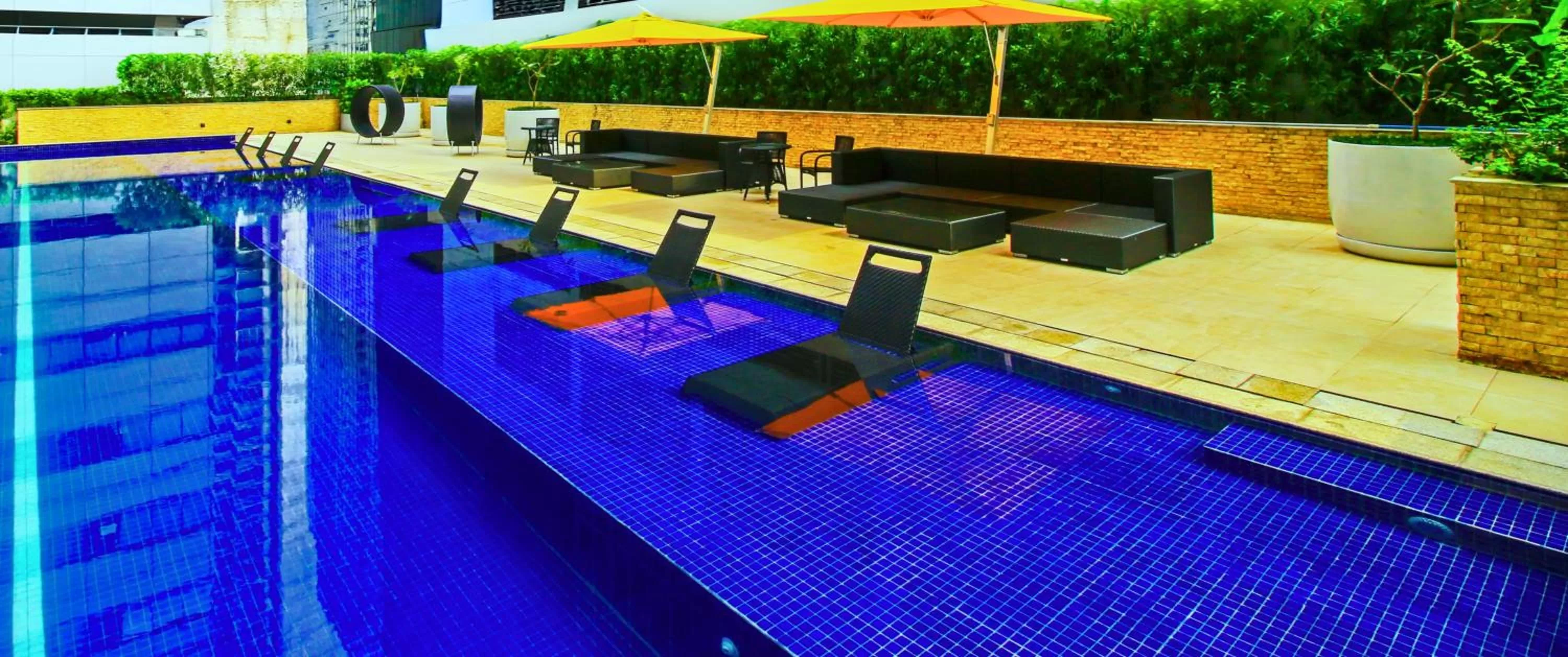 Swimming pool in The Mini Suites Eton Tower Makati