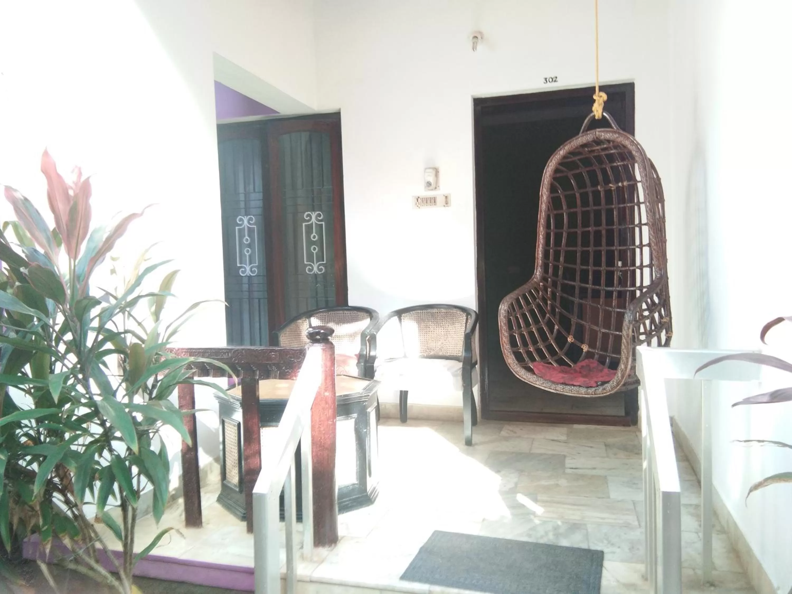 Seating area in Wilson Ayurvedic Beach Resorts