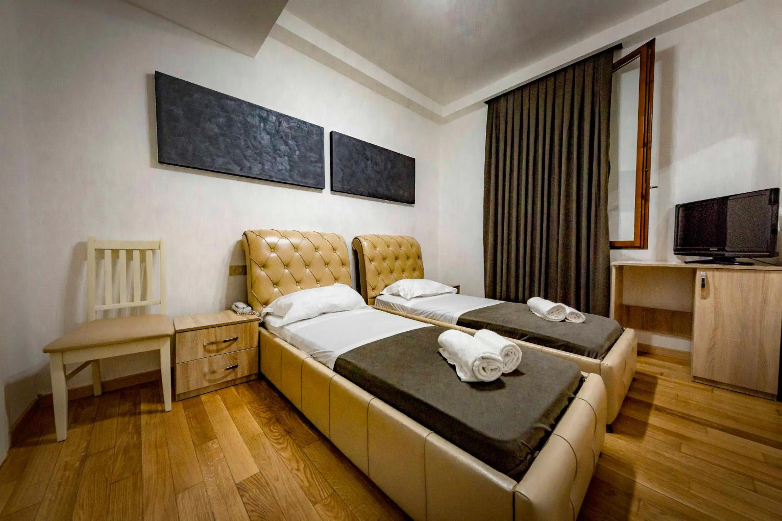 Bed in Hotel Trieste