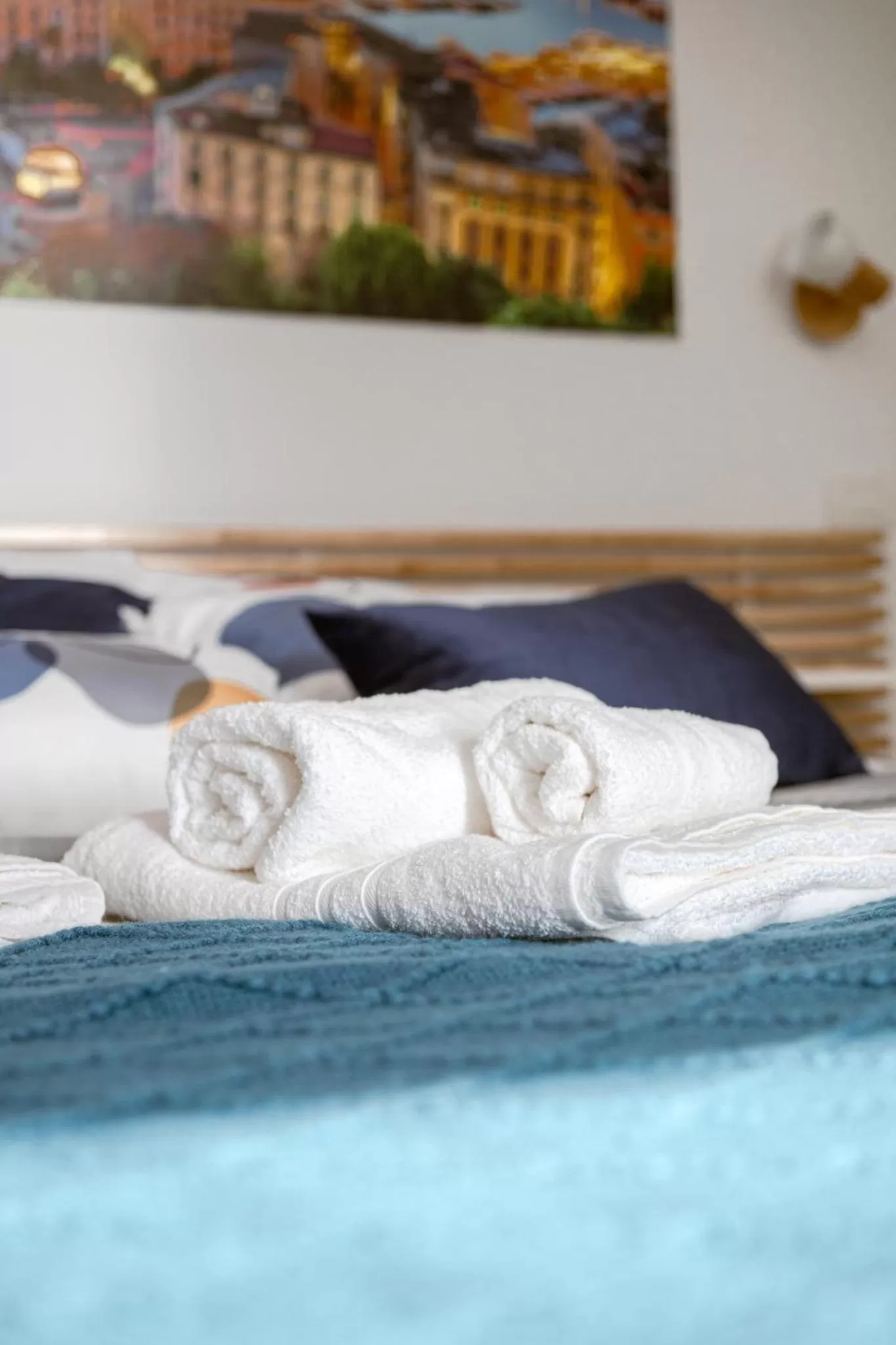 towels, Bed in Bosco Mattavona