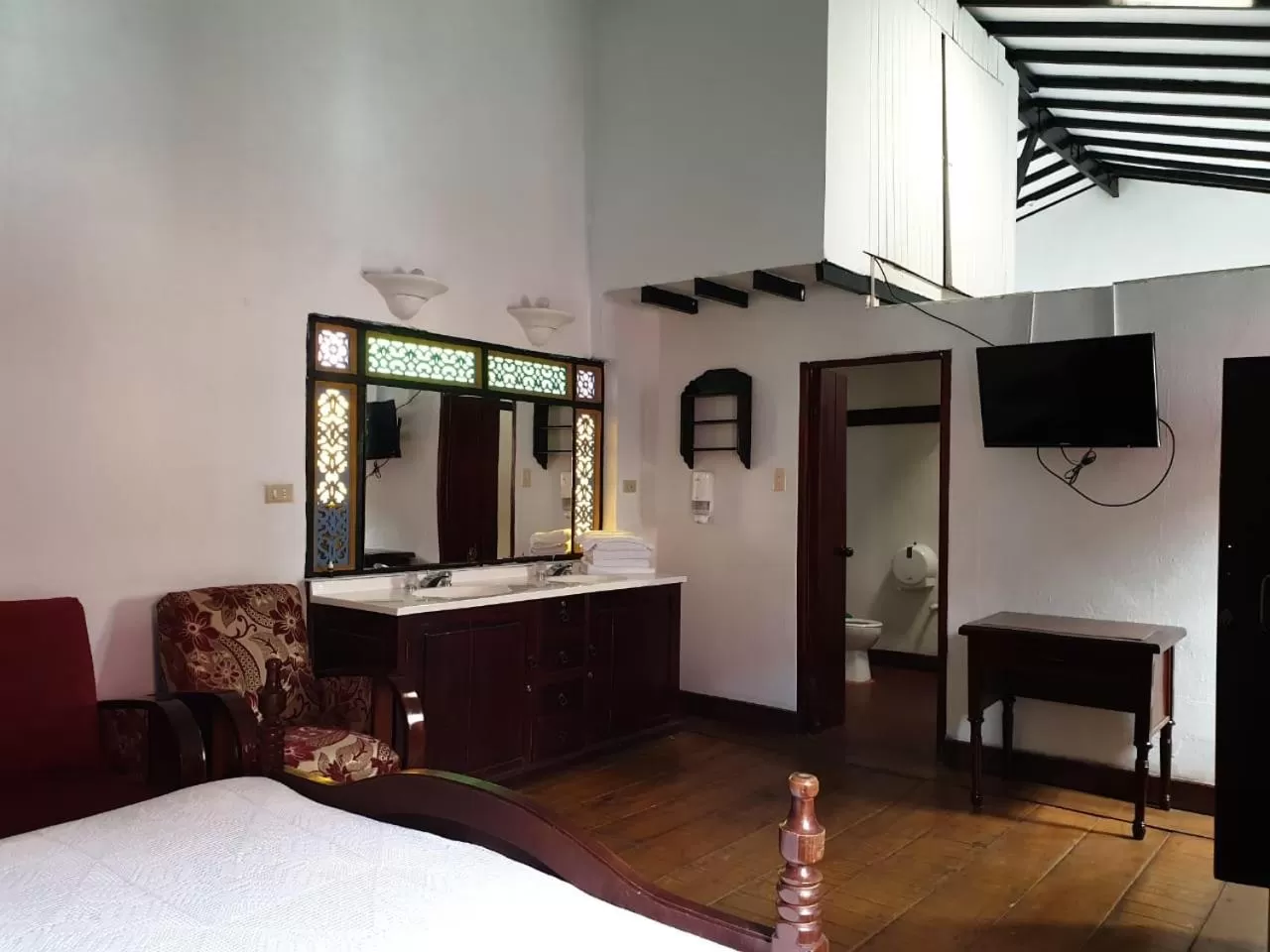 TV/Entertainment Center in Casa Hotel El Compadre