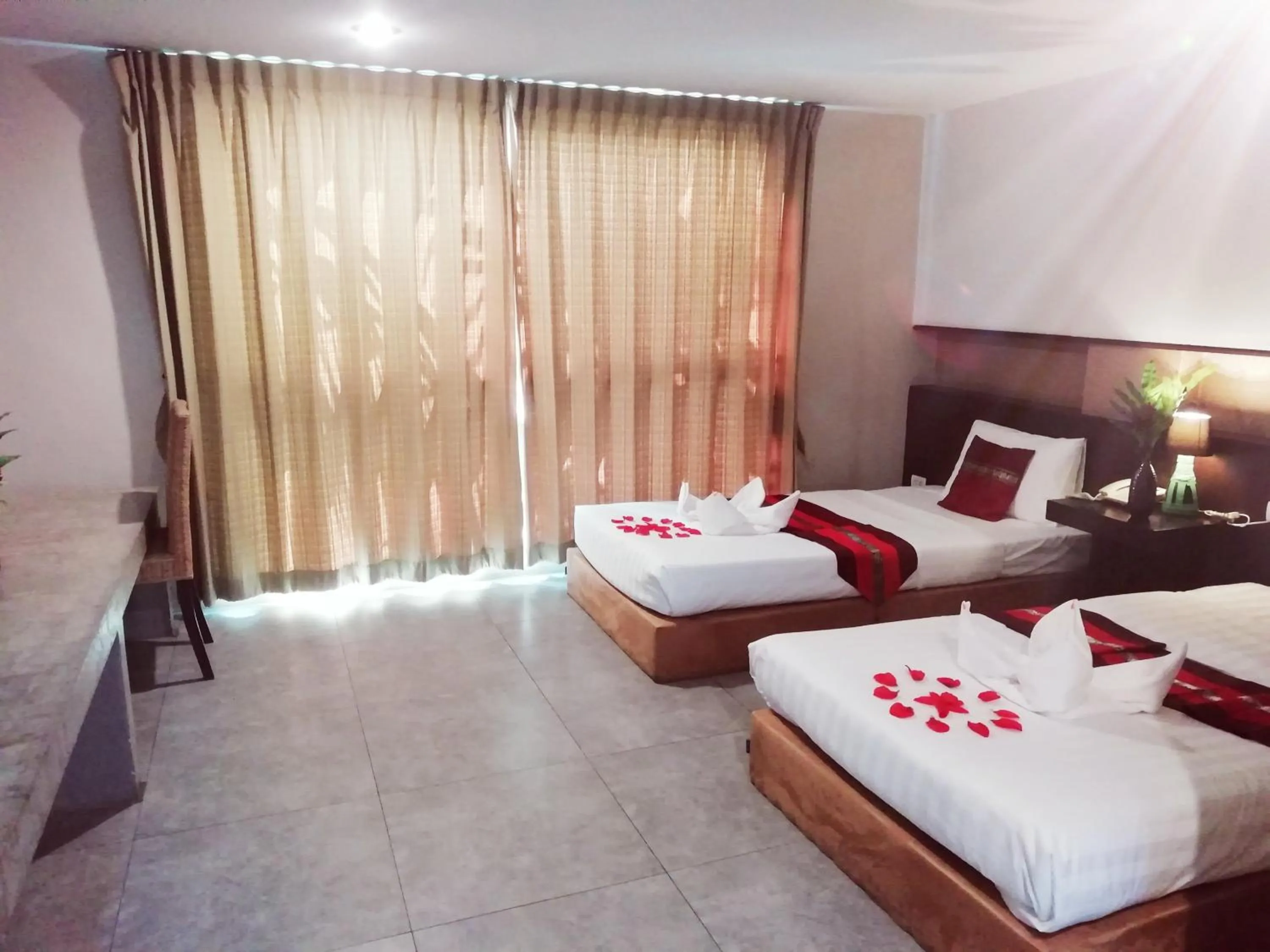 Bed in Mandala House, Chiang Mai