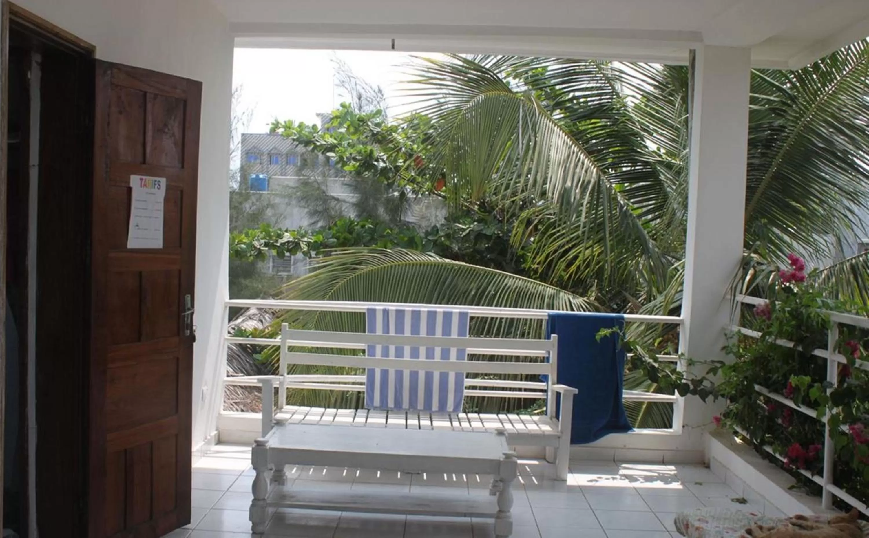 Patio, Pool View in Résidence Tichani Club