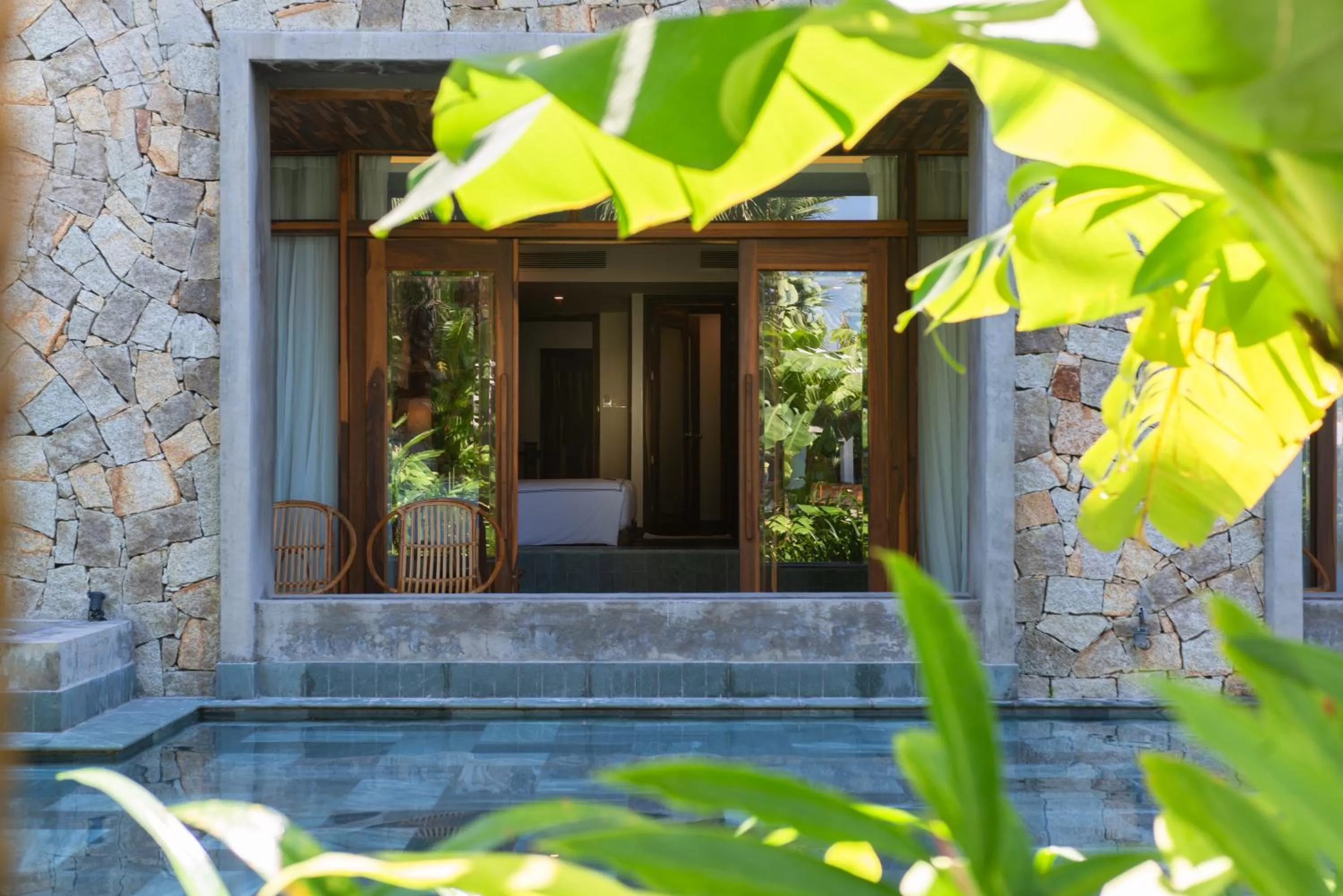 Balcony/Terrace in Alibu Resort Nha Trang