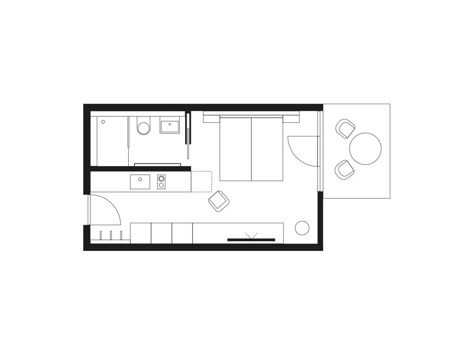 Floor plan in livisit bergapartments