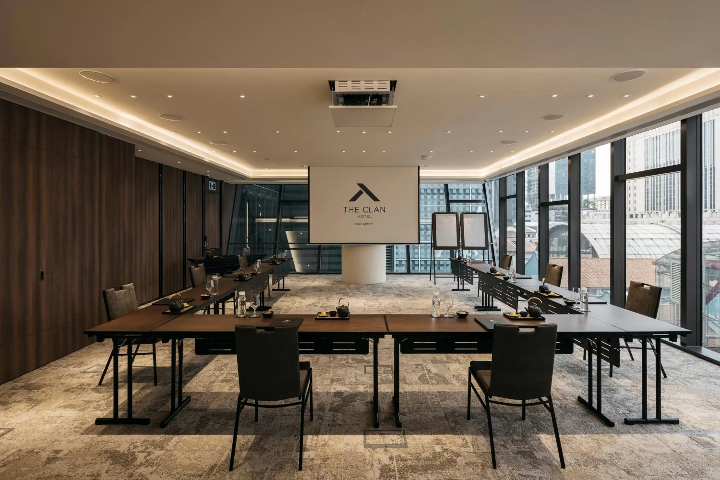 Meeting/conference room in The Clan Hotel Singapore by Far East Hospitality