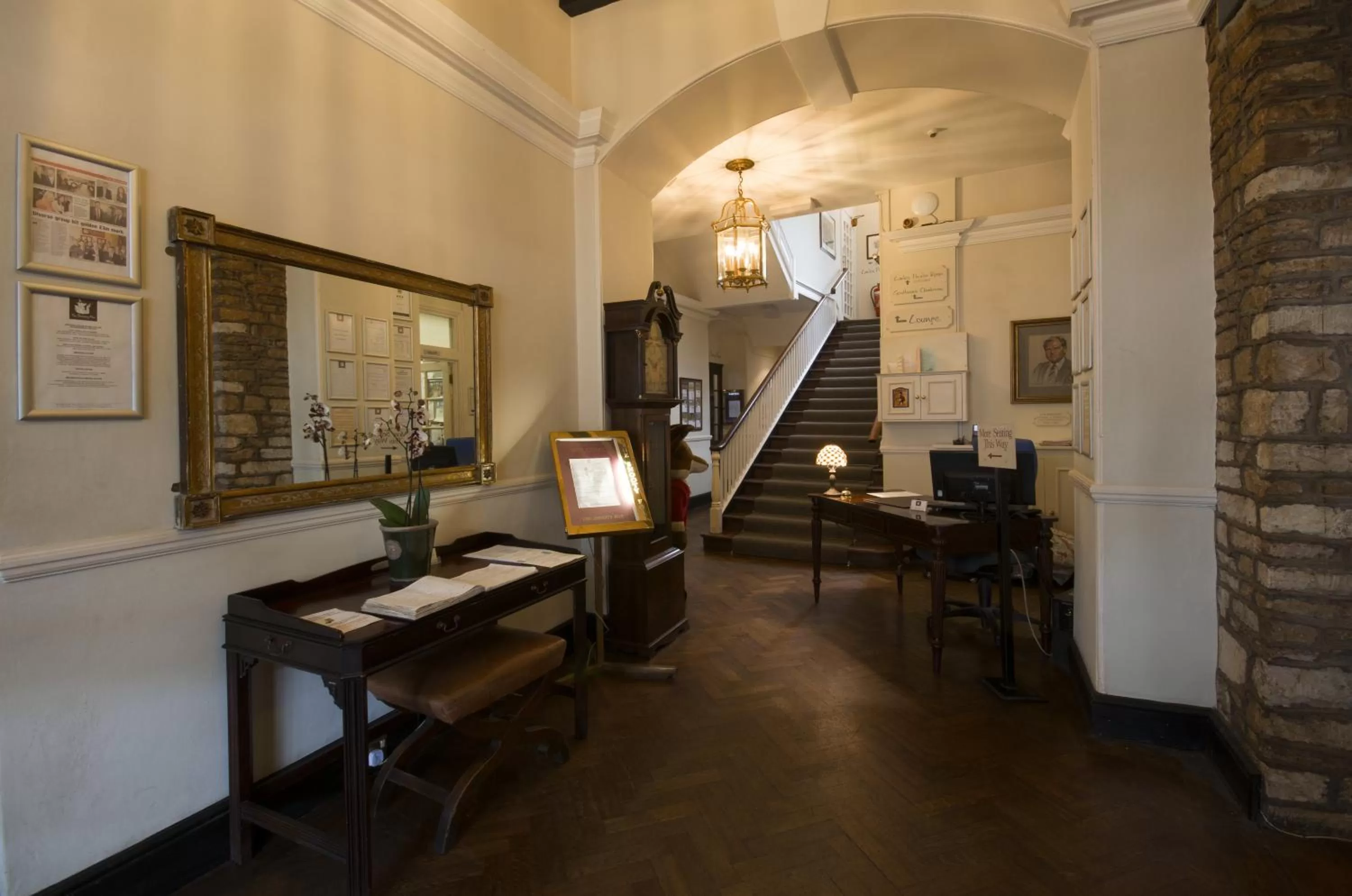 Lobby or reception in The Snooty Fox