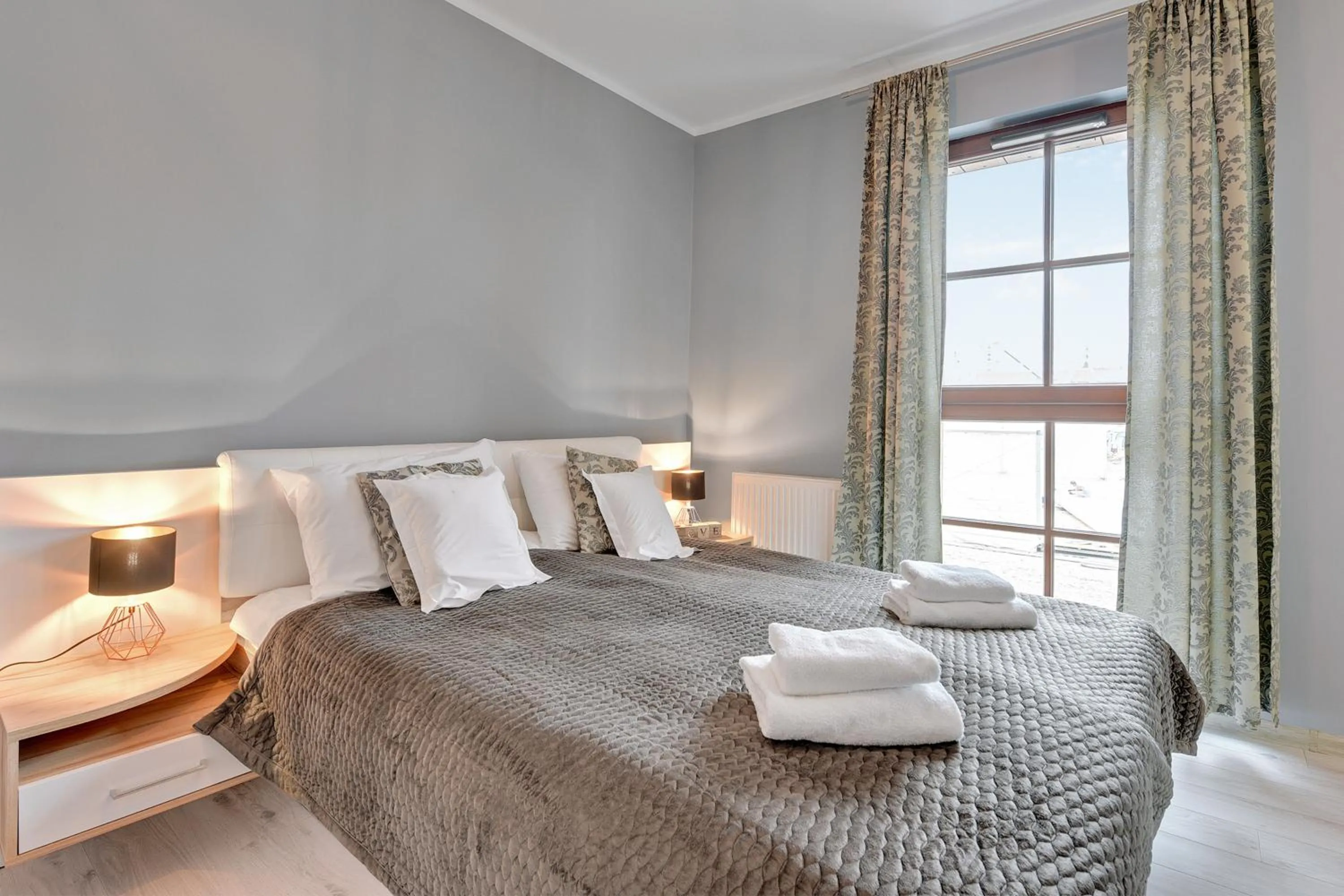 Bedroom, Bed in GRANO APARTMENTS Gdańsk Motława SPA & Wellness