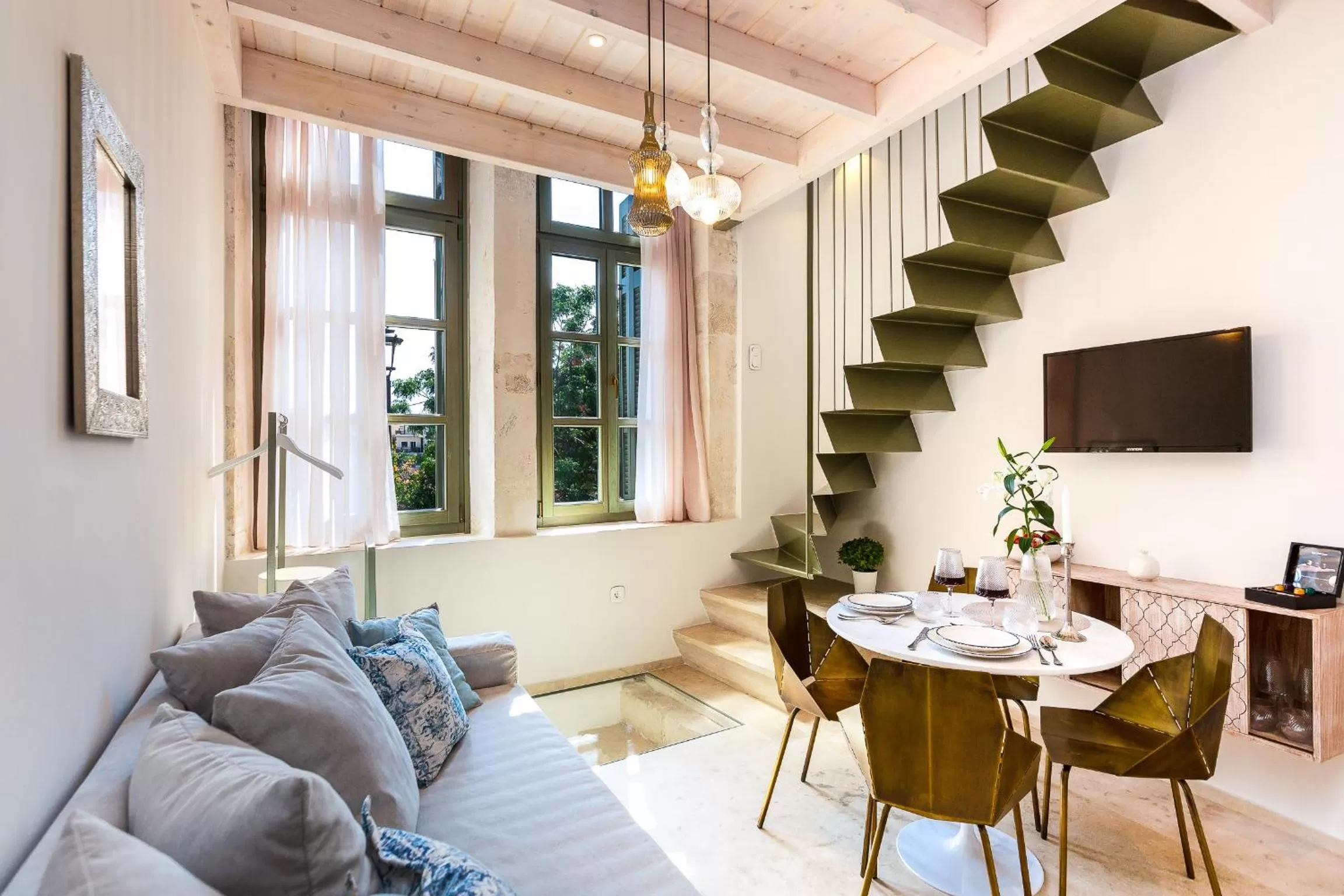 Seating Area in Neratze Hammam Suites