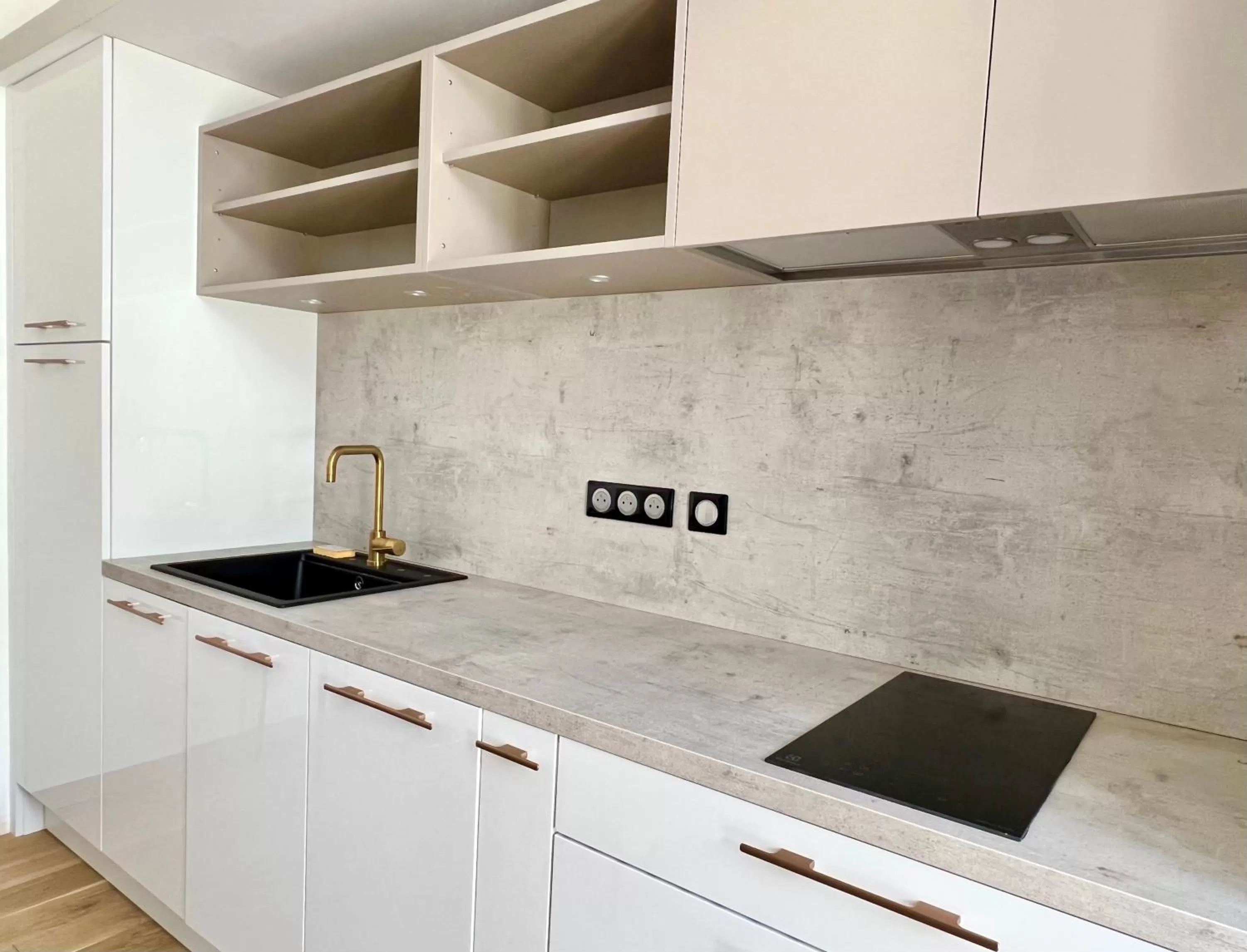 Kitchen or kitchenette in Appart'hôtel Les Célestins