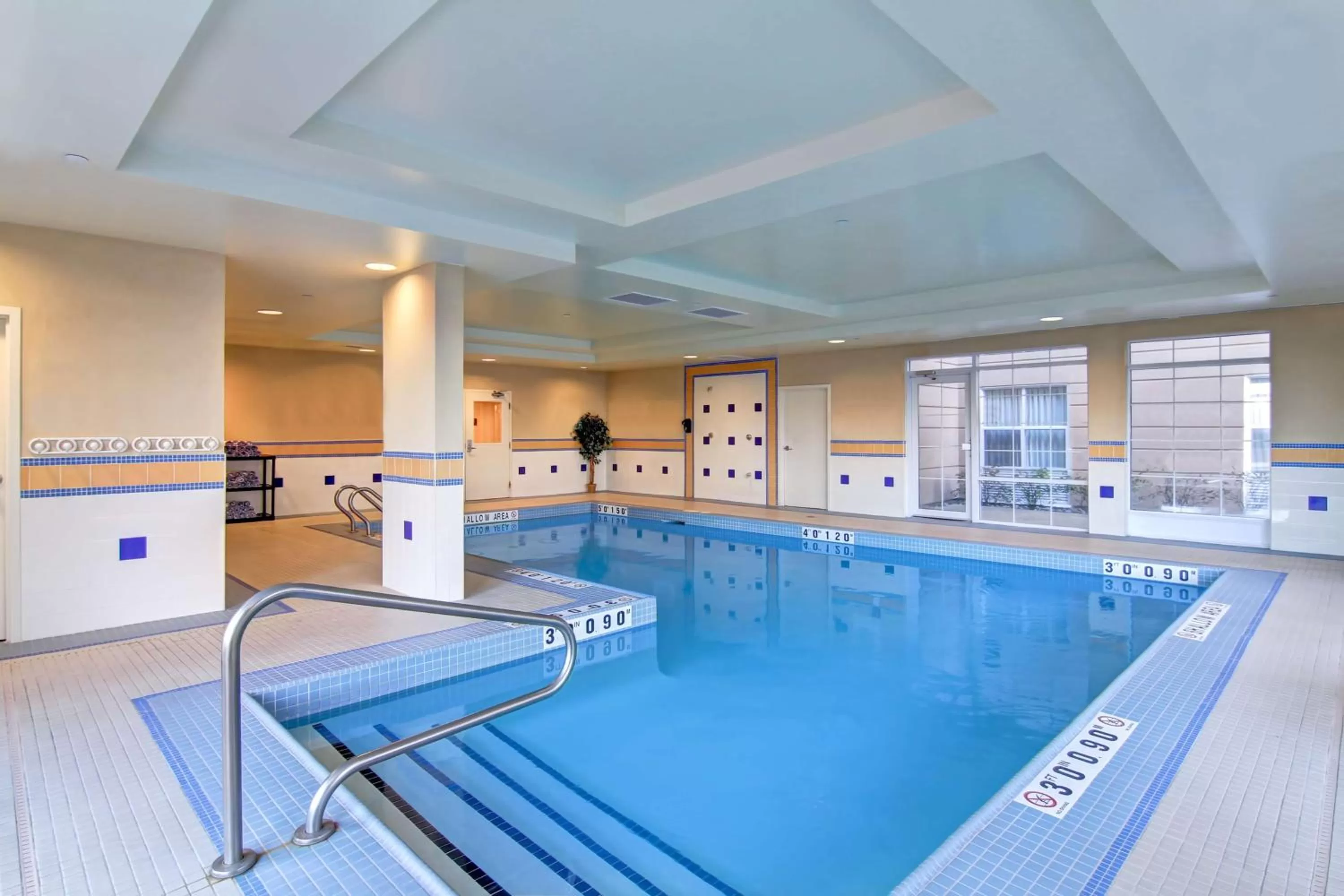 Pool view in Homewood Suites by Hilton Sudbury